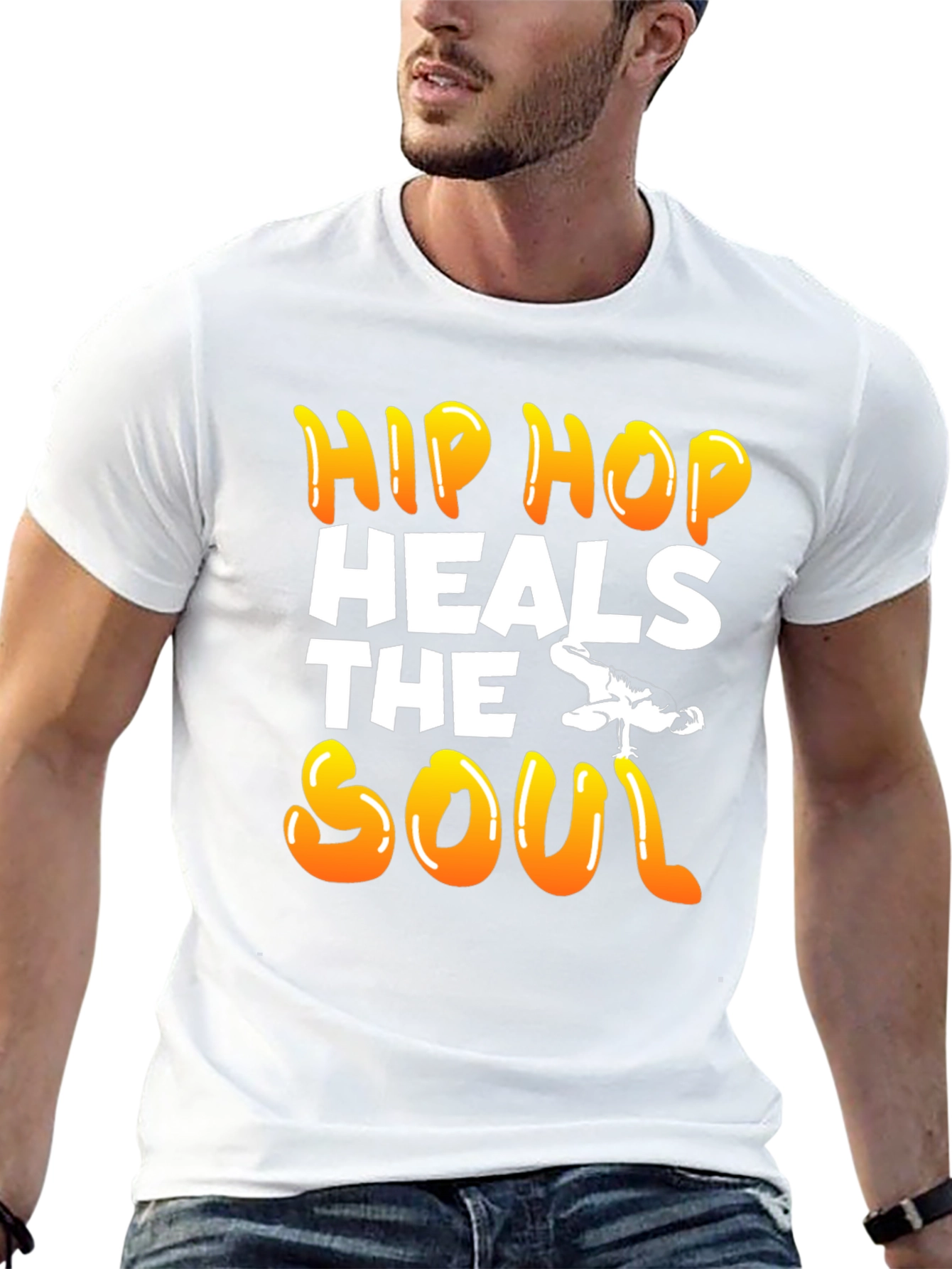 Hip Hop Heals the Soul Graphic T-Shirt