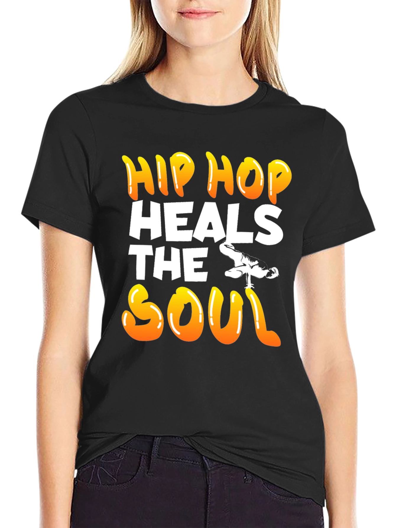Hip Hop Heals the Soul Graphic T-Shirt