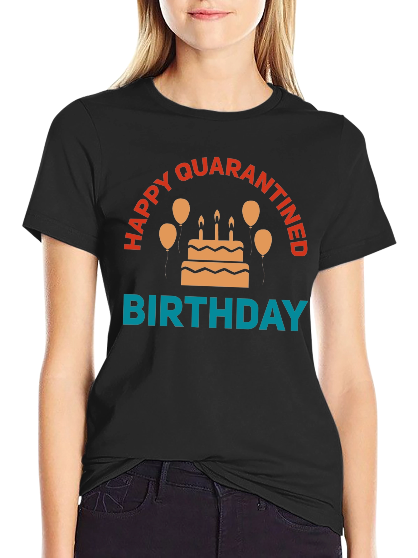 Quarantine Birthday T-Shirt - Celebration in Isolation