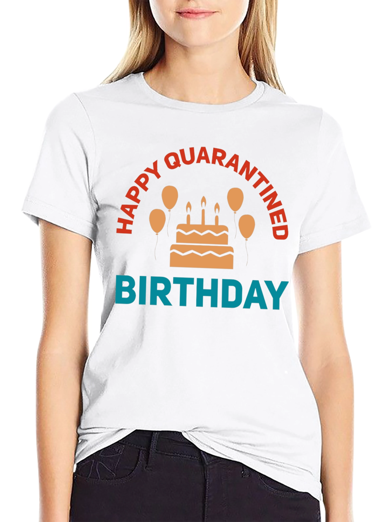 Quarantine Birthday T-Shirt - Celebration in Isolation