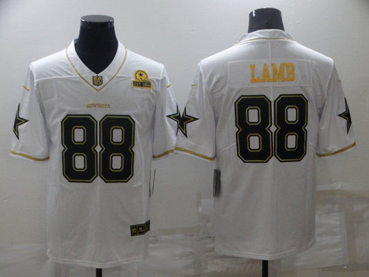 Men's Dallas Cowboys #88 CeeDee Lamb White Game Player Jerseys