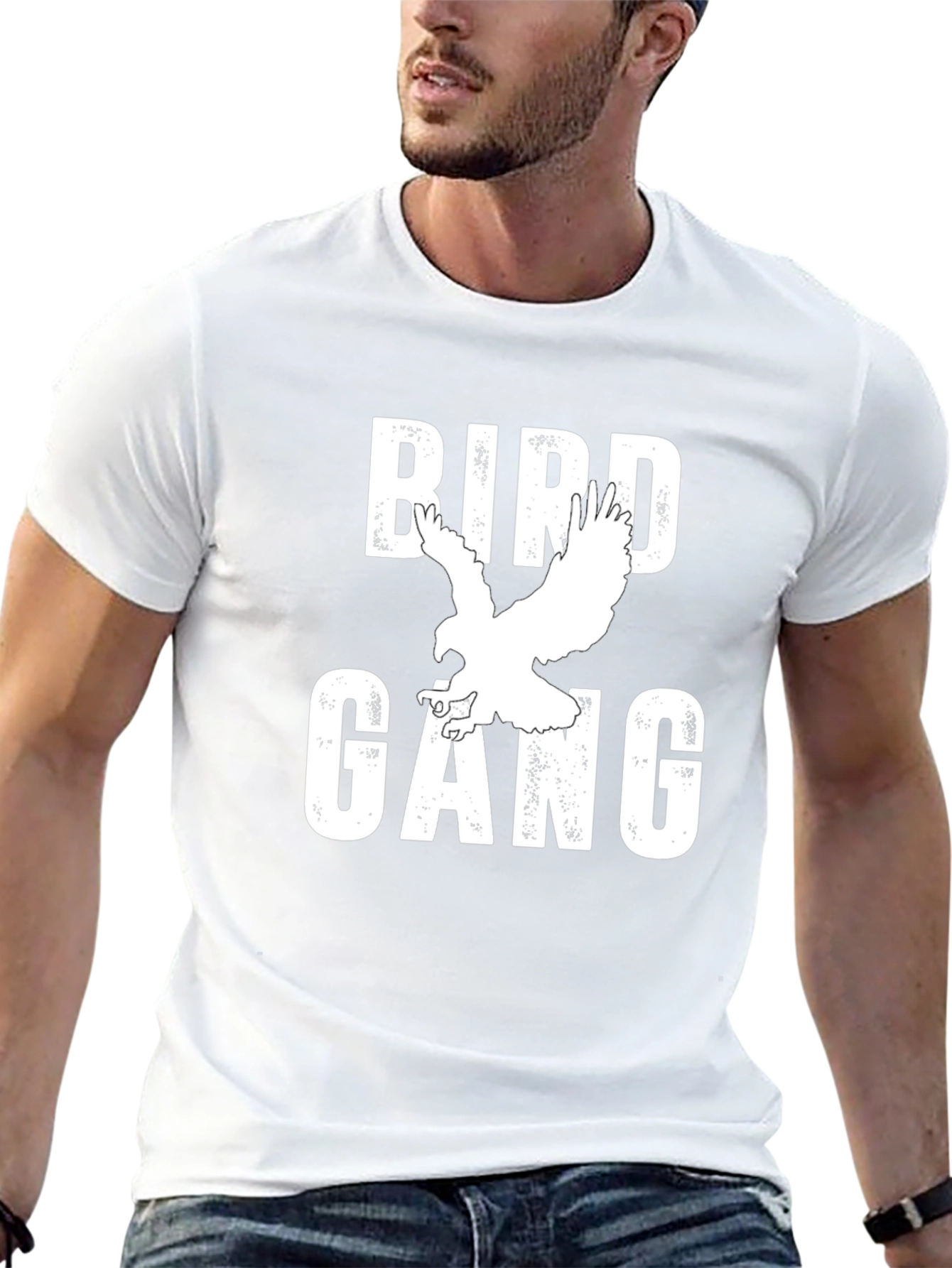 Bird Gang Graphic Tee - Cool Casual Cotton T-Shirt