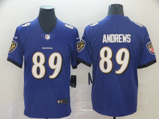 Men's Baltimore Ravens Mark Andrews #89 Purple Game Player Jerseys