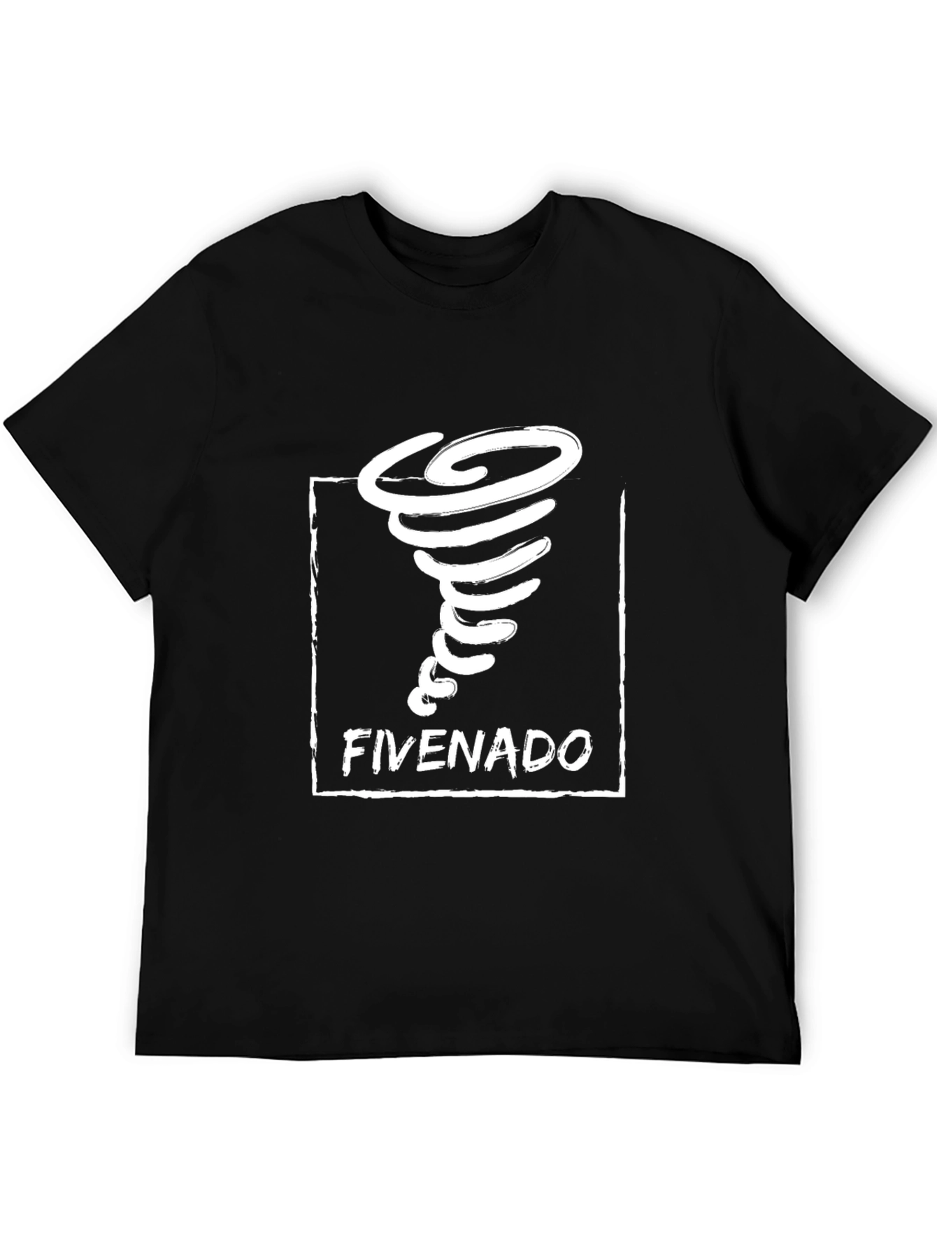 Fivenado Tornado Graphic T-Shirt - Black