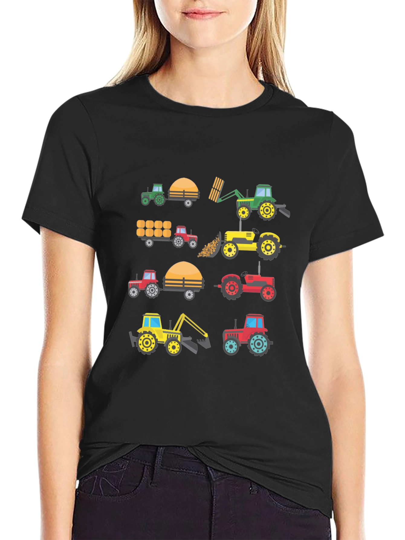 Farm Tractors Graphic T-Shirt