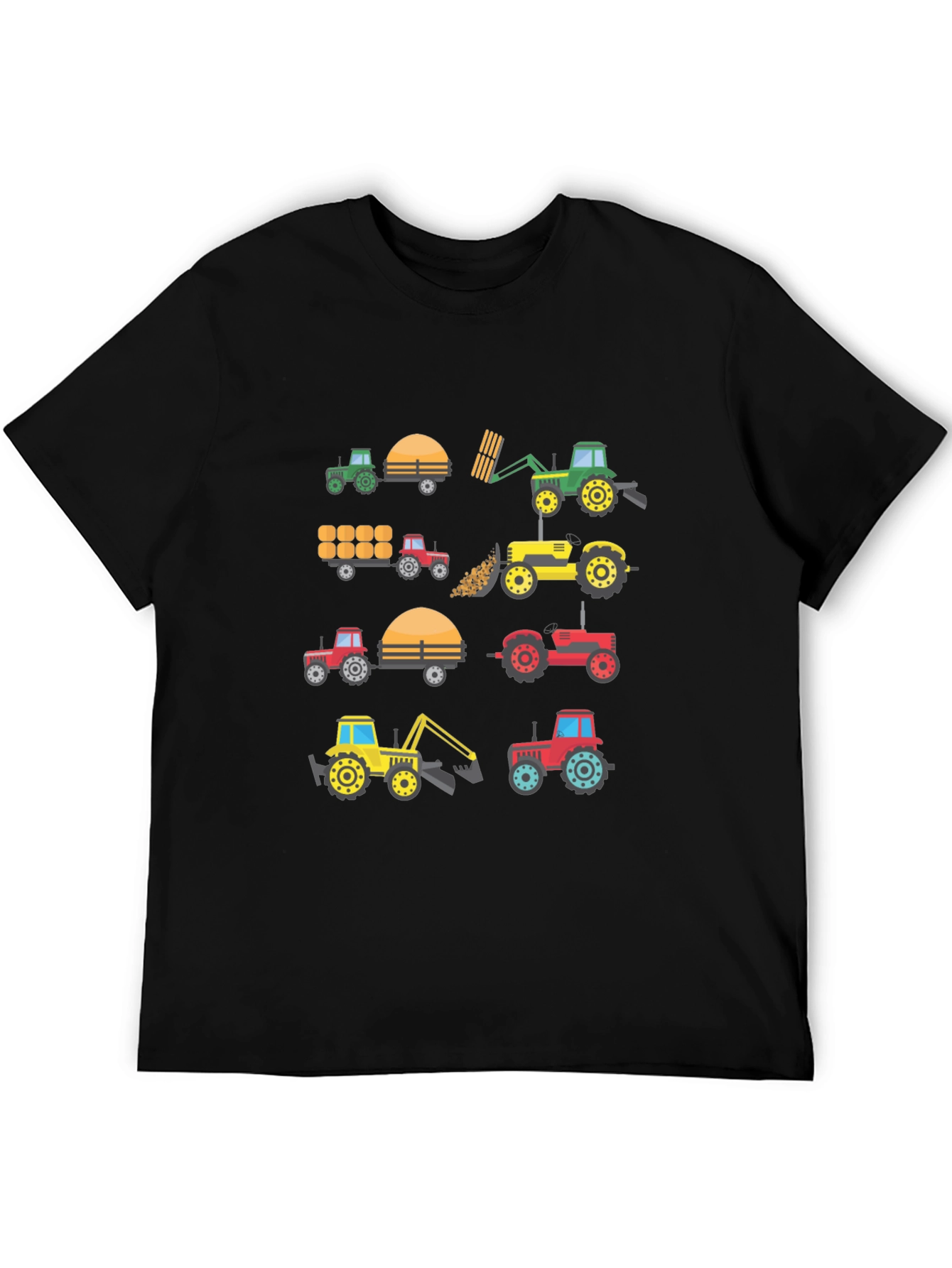 Farm Tractors Graphic T-Shirt