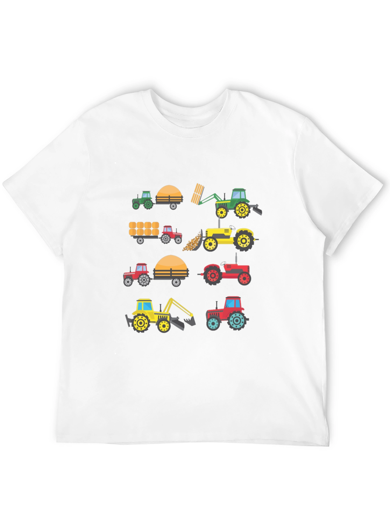 Farm Tractors Graphic T-Shirt