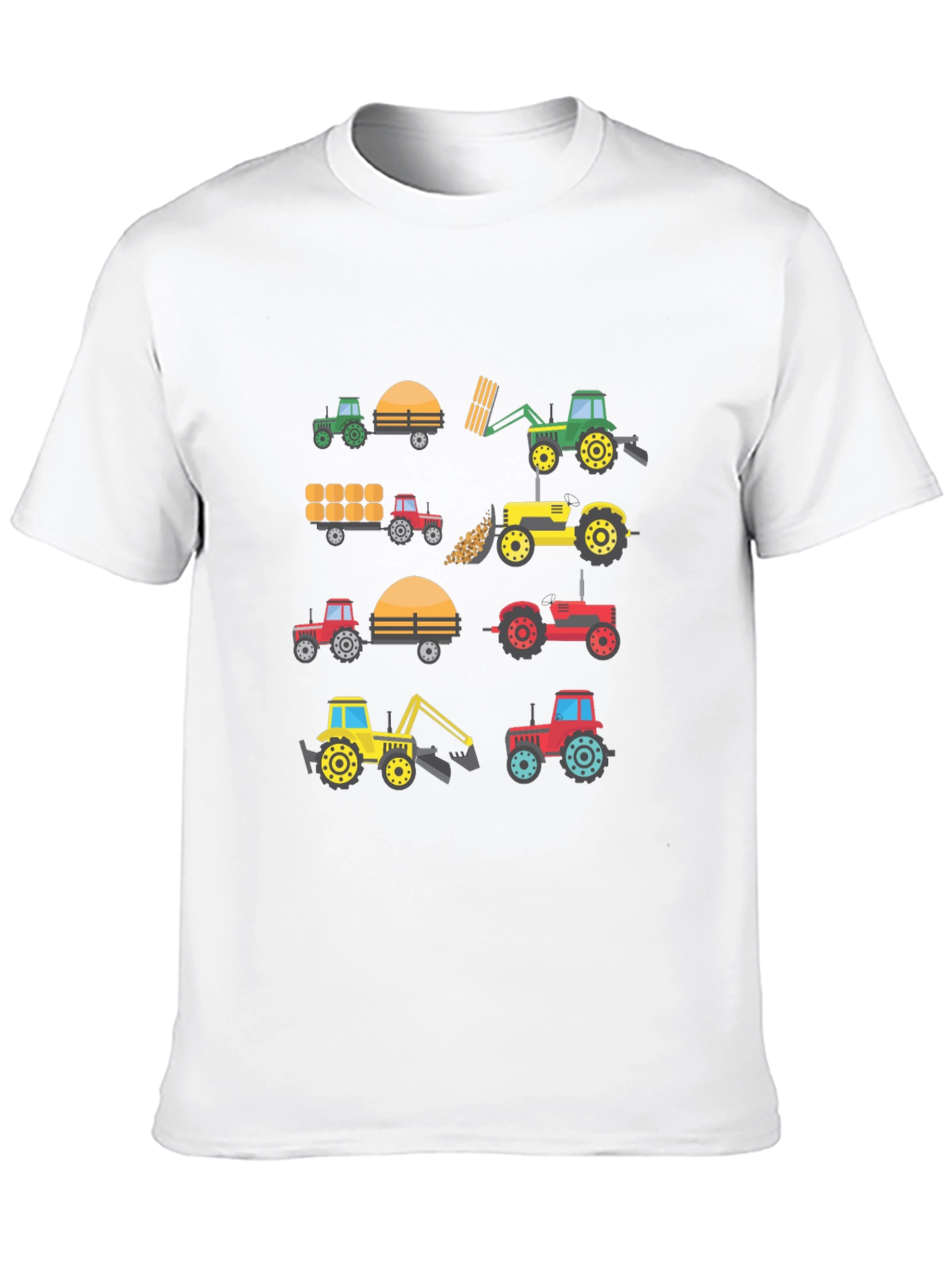 Farm Tractors Graphic T-Shirt