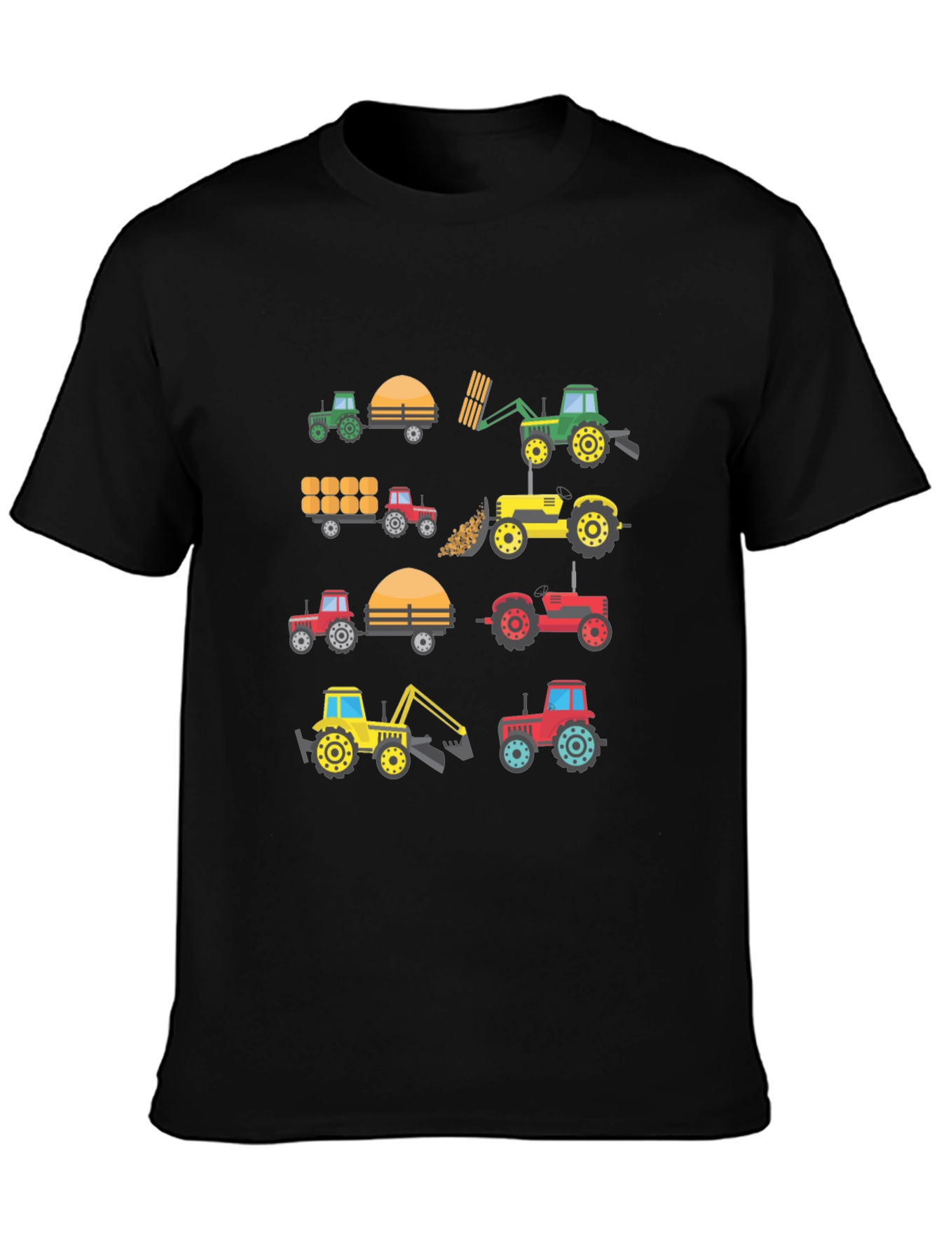 Farm Tractors Graphic T-Shirt