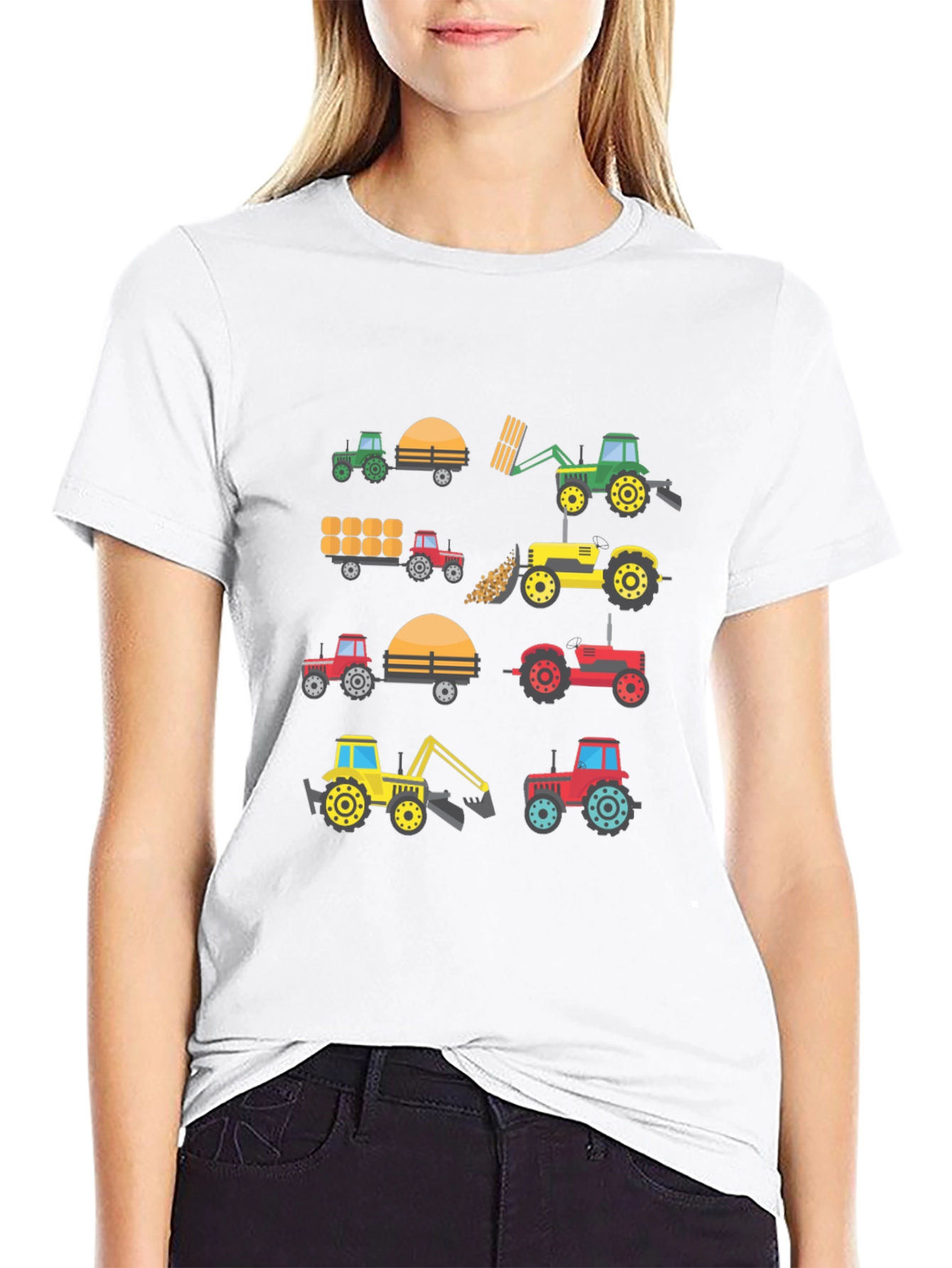 Farm Tractors Graphic T-Shirt