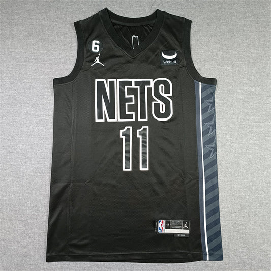 Men's Brooklyn Nets Kyrie Irving #11 Black 2022/23 Statement Edition Swingman Jerseys