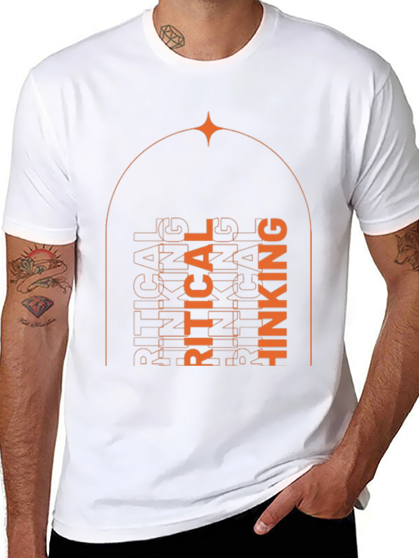 Critical Thinking Graphic Tee - Unisex Black T-Shirt