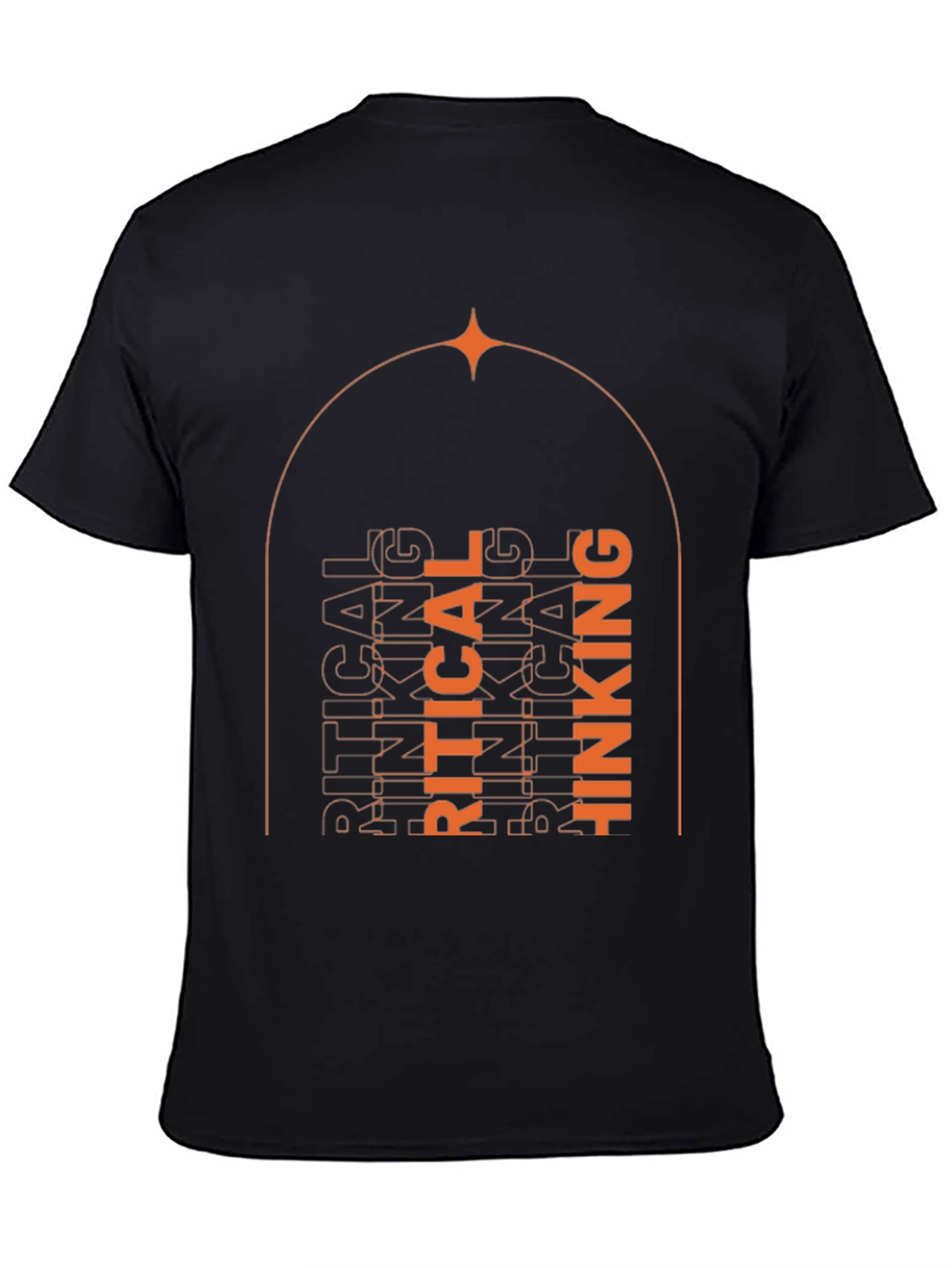 Critical Thinking Graphic Tee - Unisex Black T-Shirt