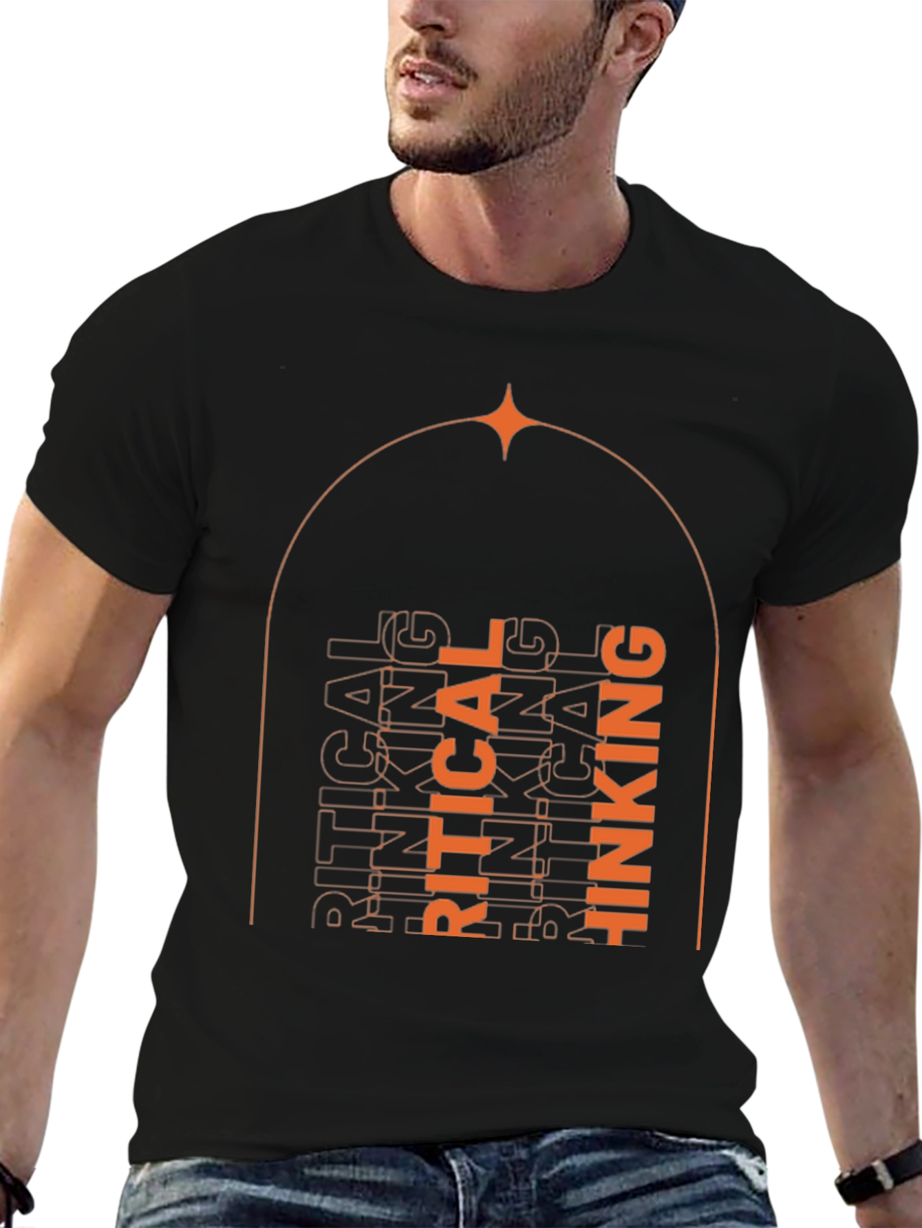 Critical Thinking Graphic Tee - Unisex Black T-Shirt