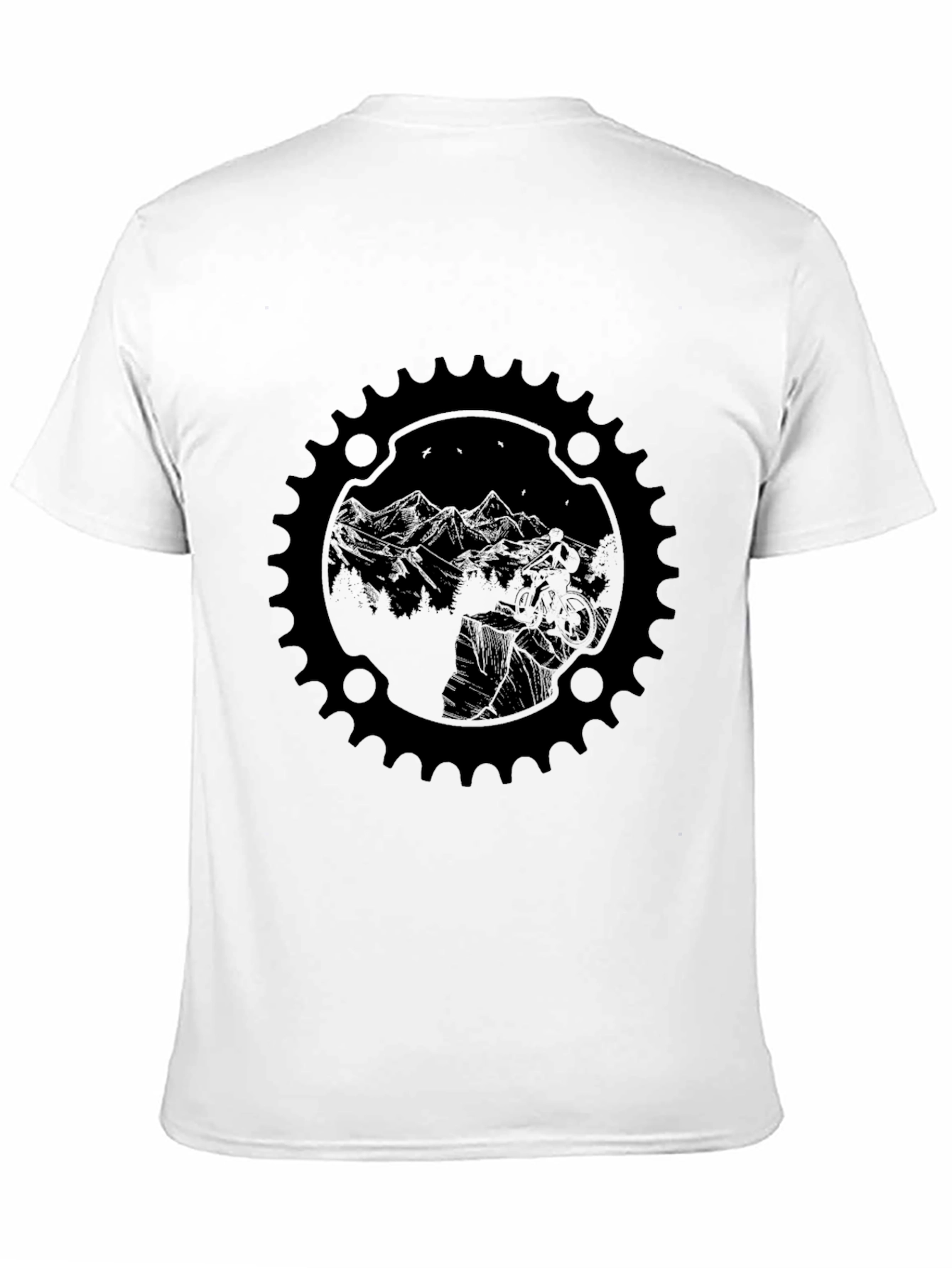 Mountain Bike Graphic Tee - Black