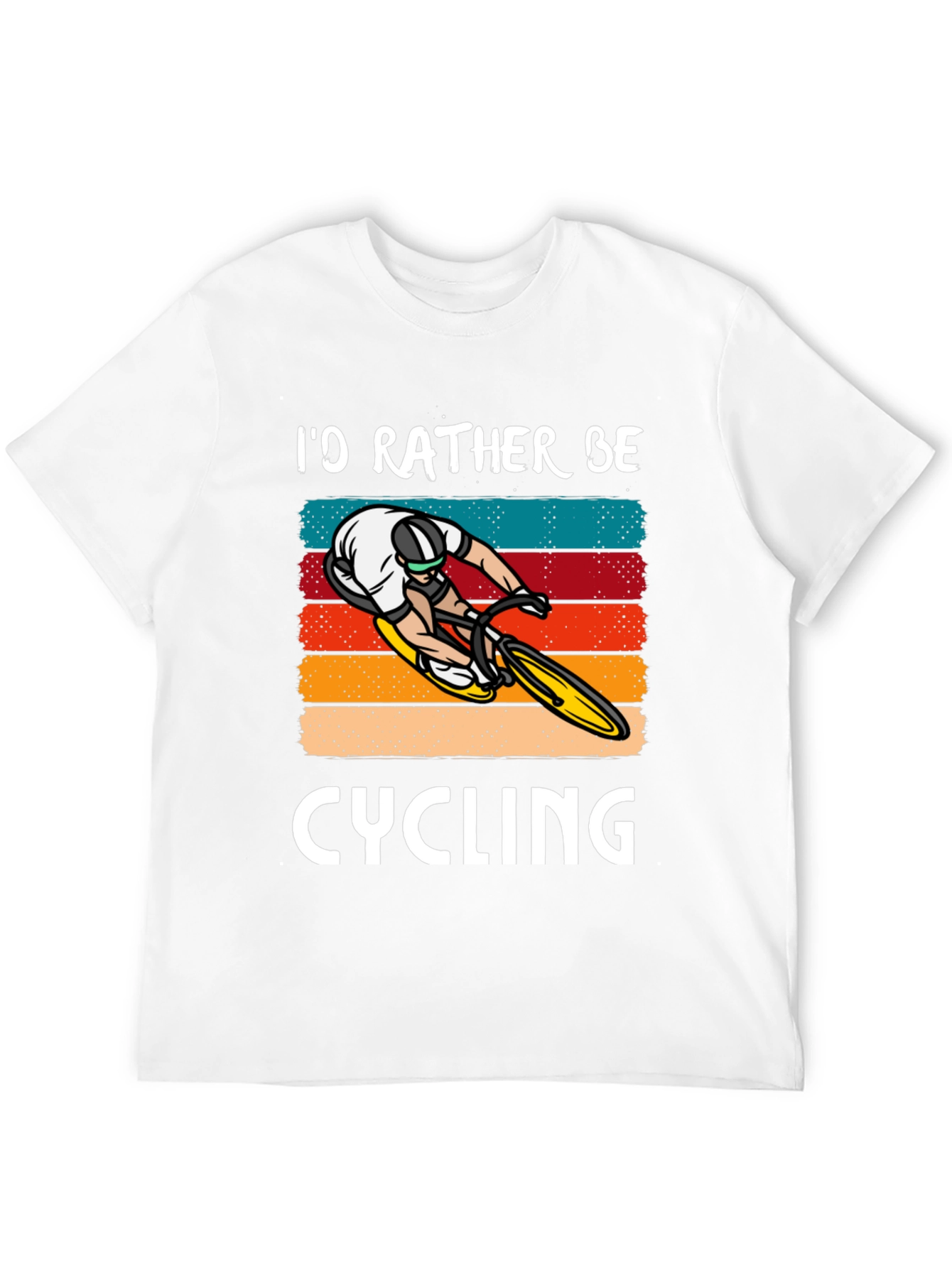 Id Rather Be Cycling T-Shirt - Bike Lover Tee
