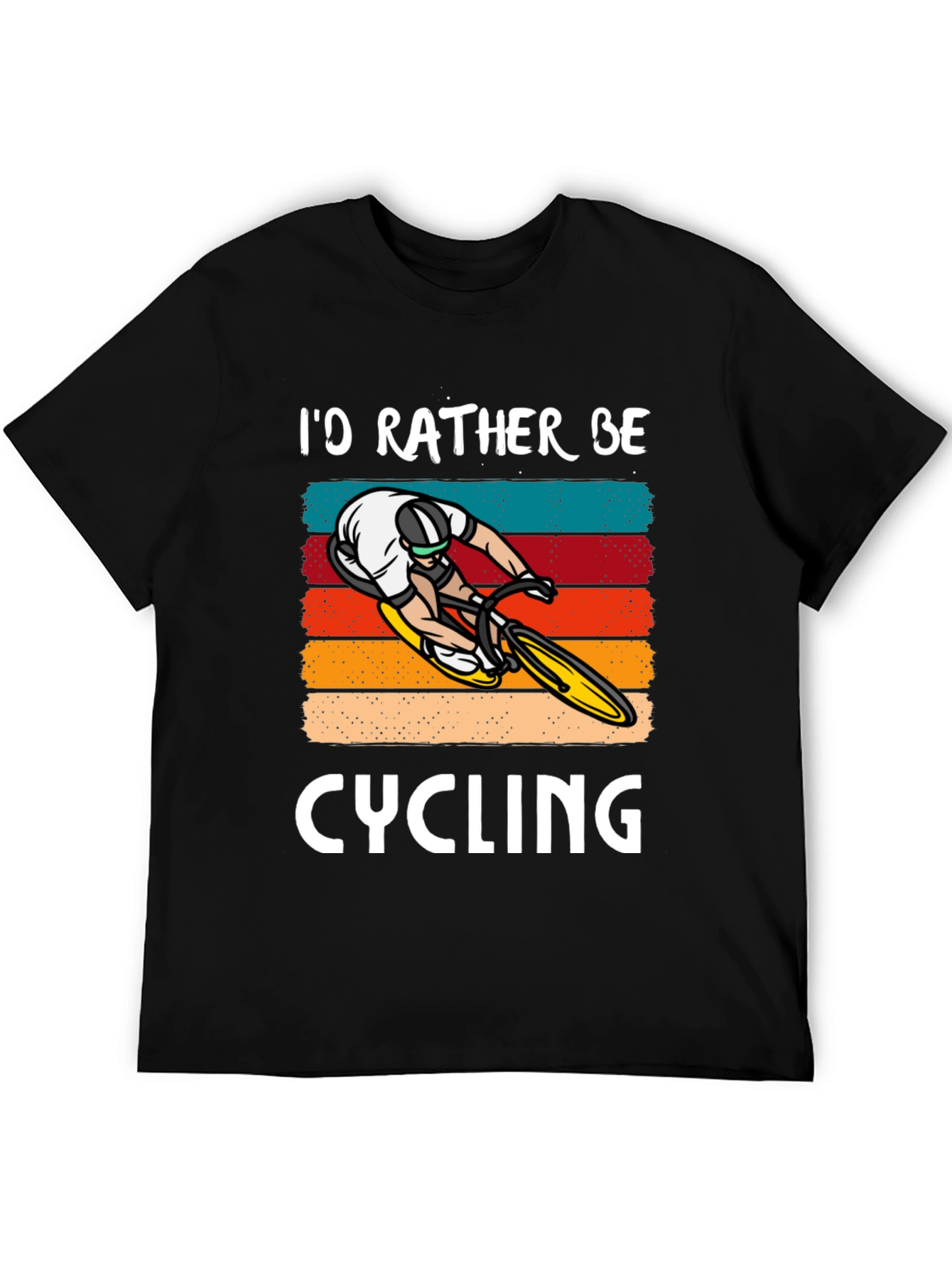 Id Rather Be Cycling T-Shirt - Bike Lover Tee