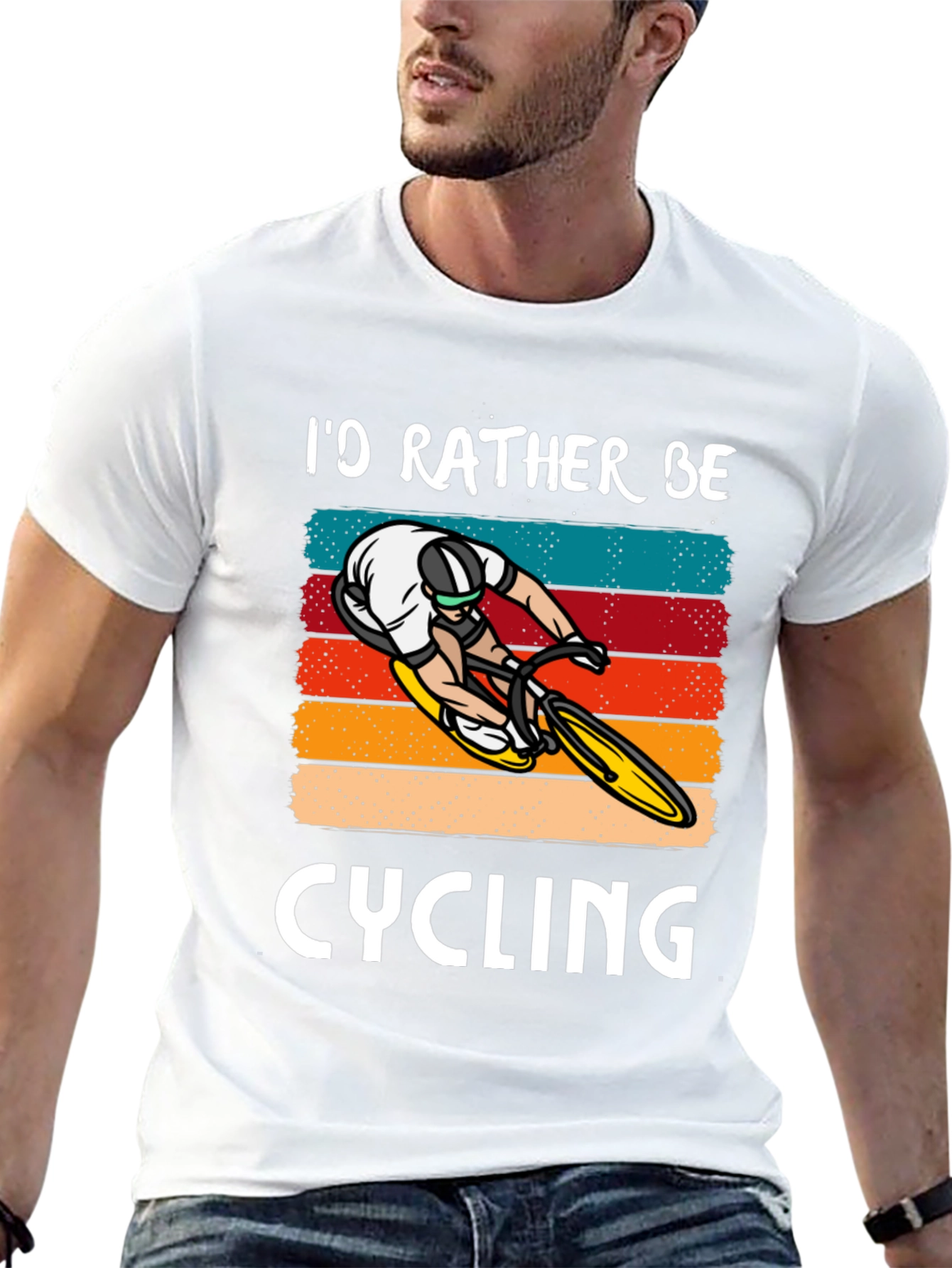 Id Rather Be Cycling T-Shirt - Bike Lover Tee