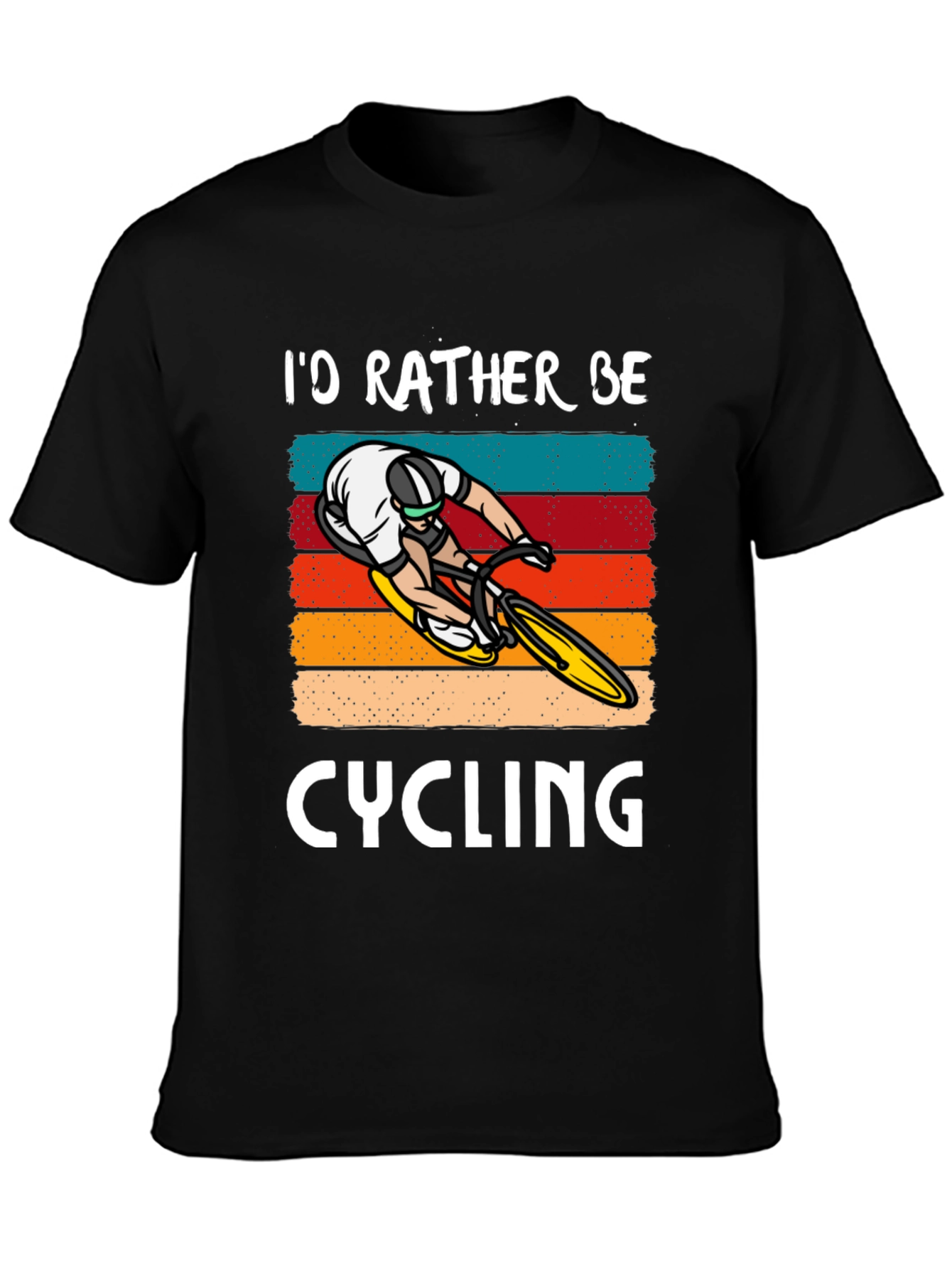 Id Rather Be Cycling T-Shirt - Bike Lover Tee