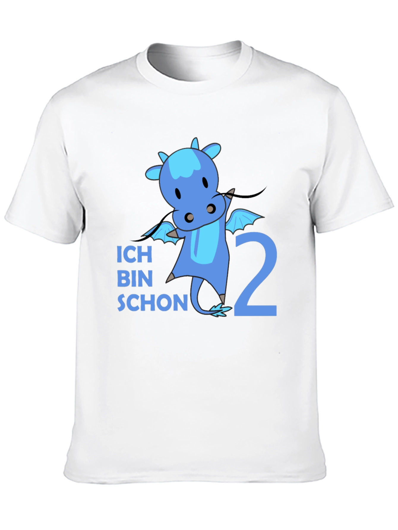 Ich Bin Schon 2 Dragon Black T-Shirt