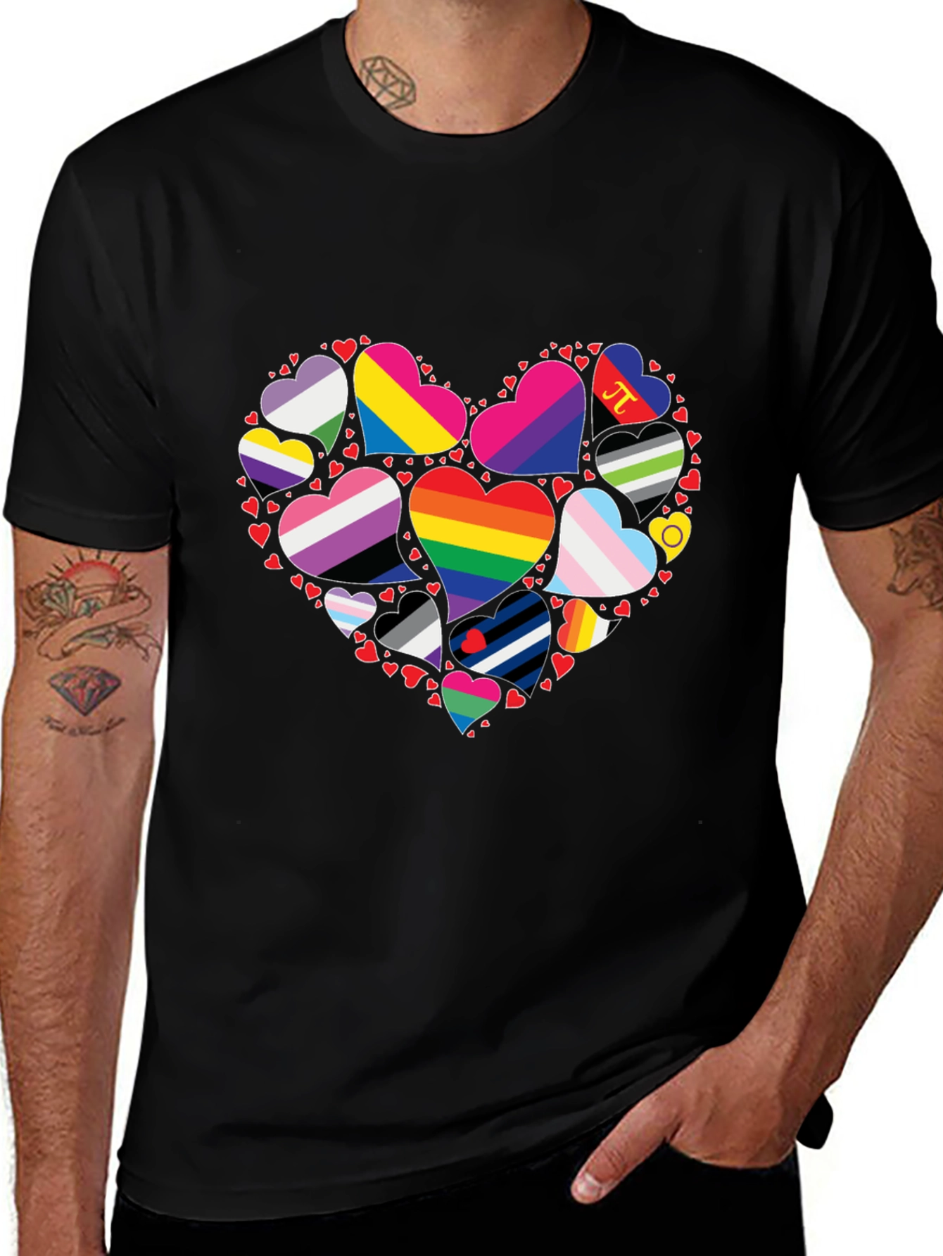 Pride Heart T-Shirt - LGBTQ+ Love & Acceptance