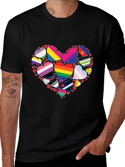 Pride Heart T-Shirt - LGBTQ+ Love & Acceptance