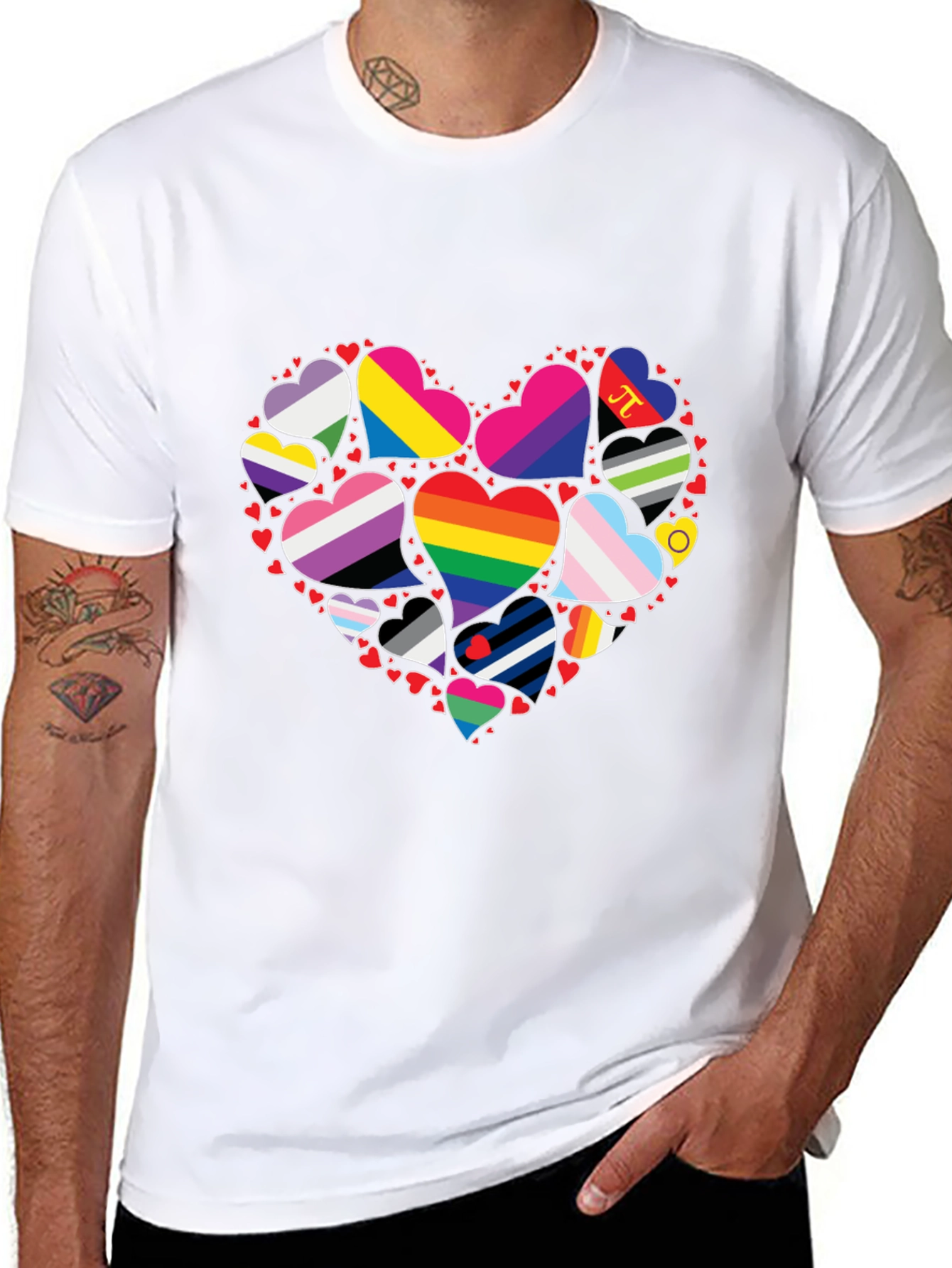 Pride Heart T-Shirt - LGBTQ+ Love & Acceptance