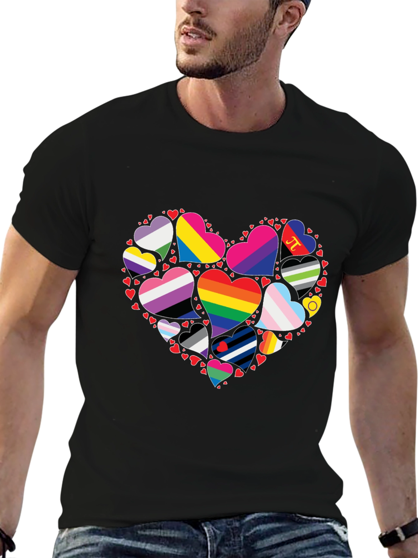Pride Heart T-Shirt - LGBTQ+ Love & Acceptance