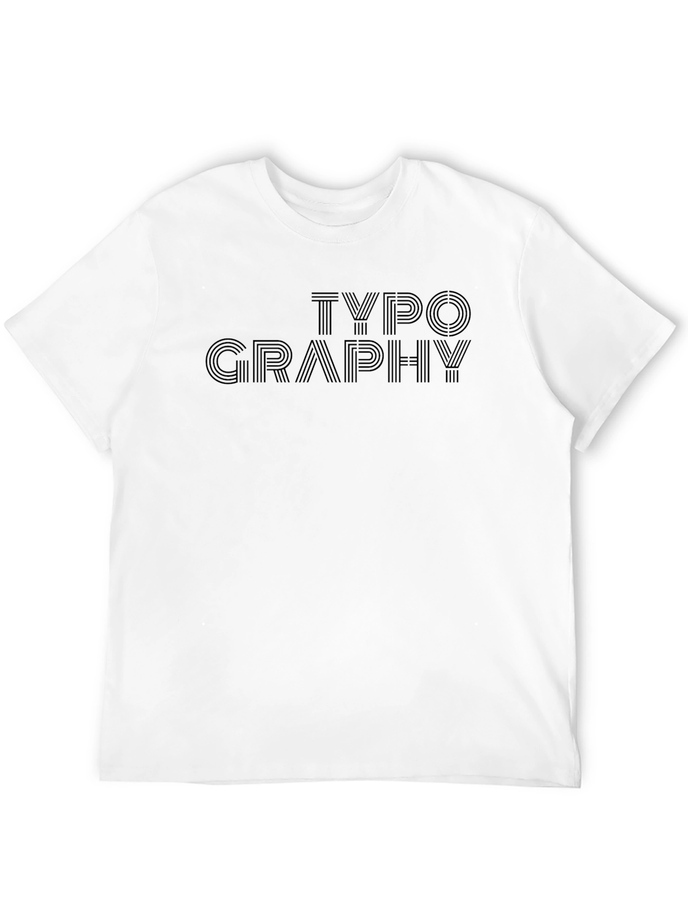 Typography Black T-Shirt