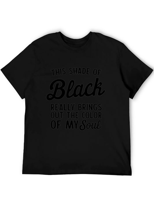 Black Soul T-Shirt - Mens Fashion Tee