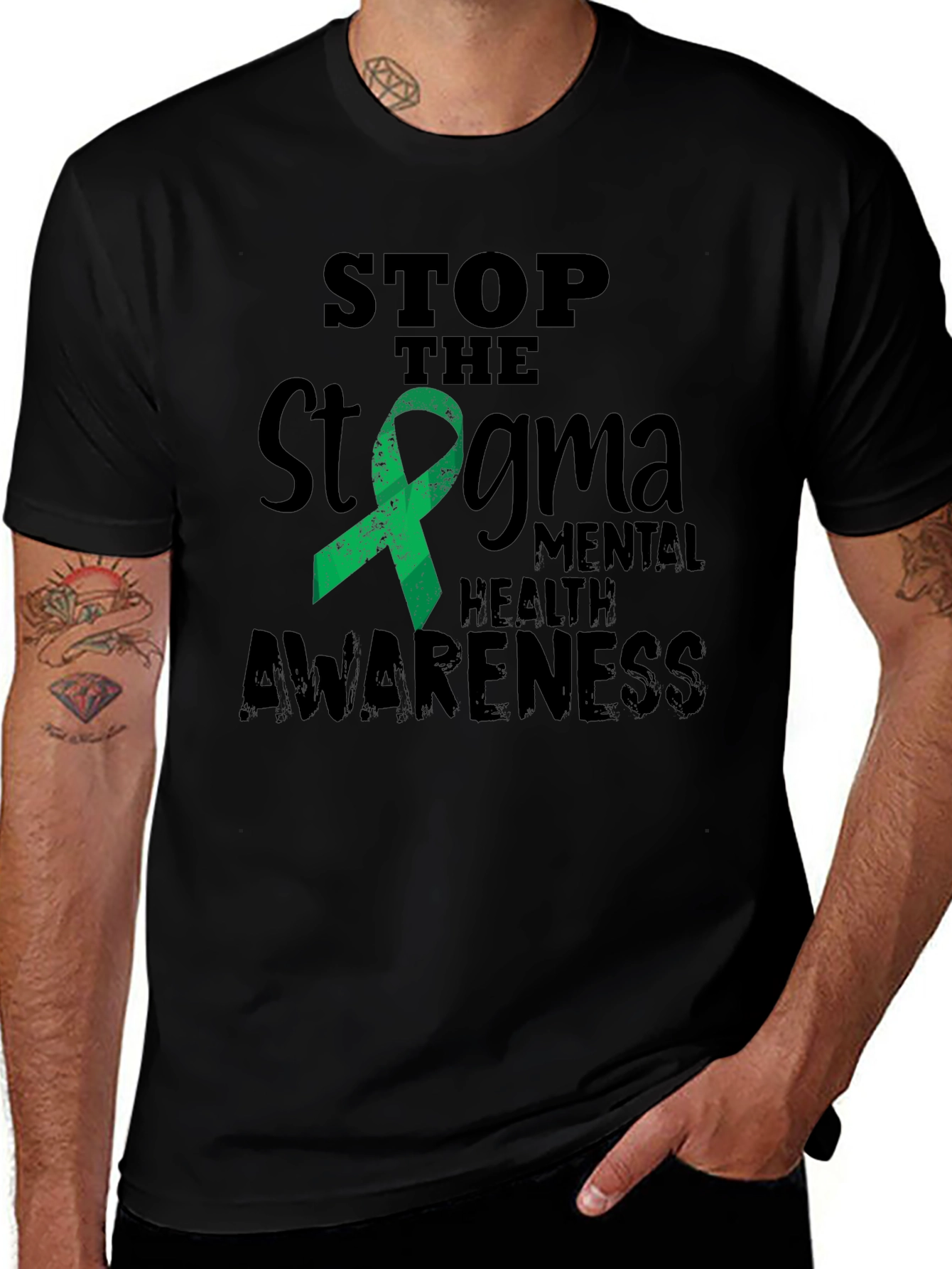 Stop the Stigma Mental Health Awareness T-Shirt