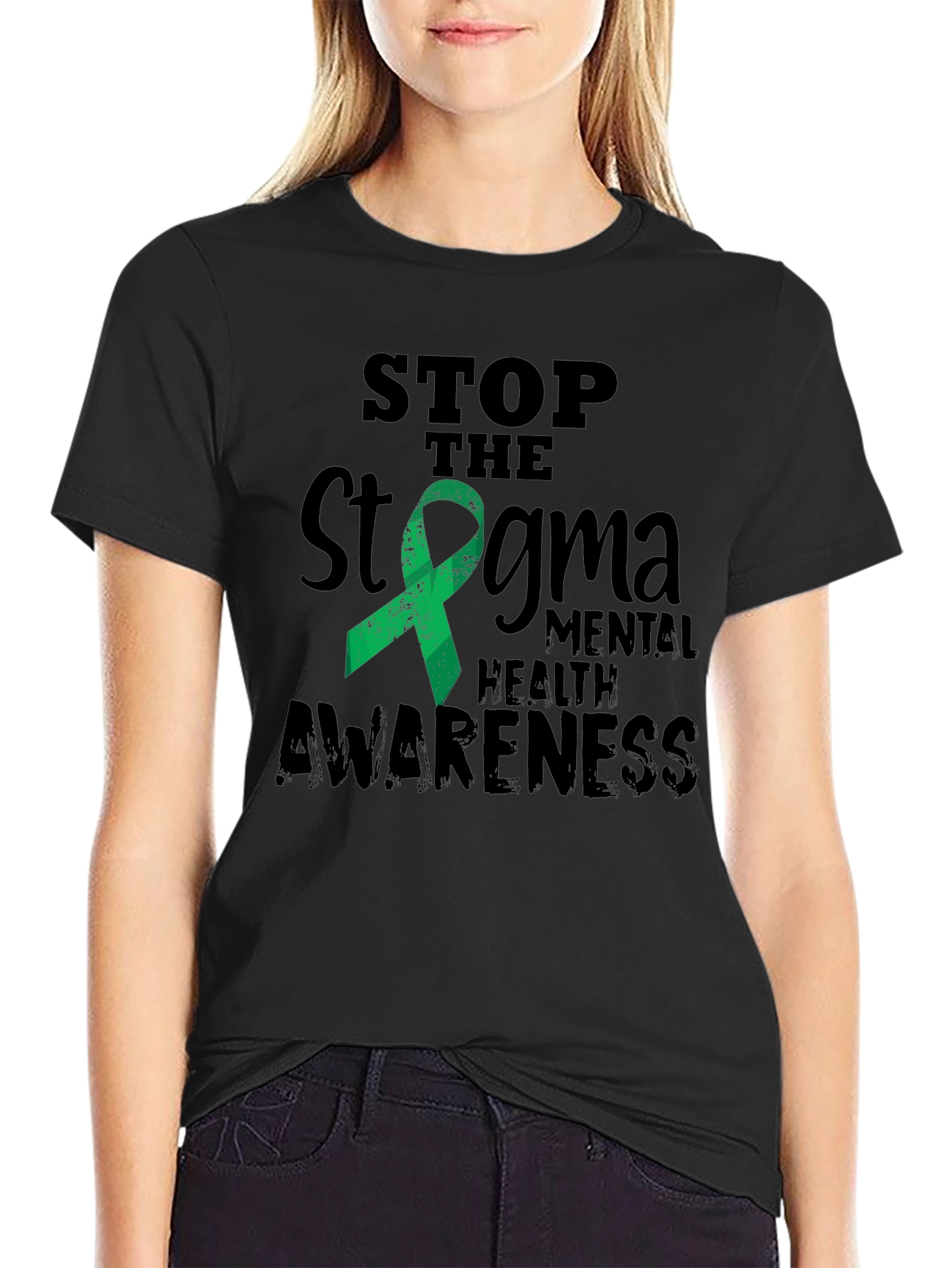 Stop the Stigma Mental Health Awareness T-Shirt