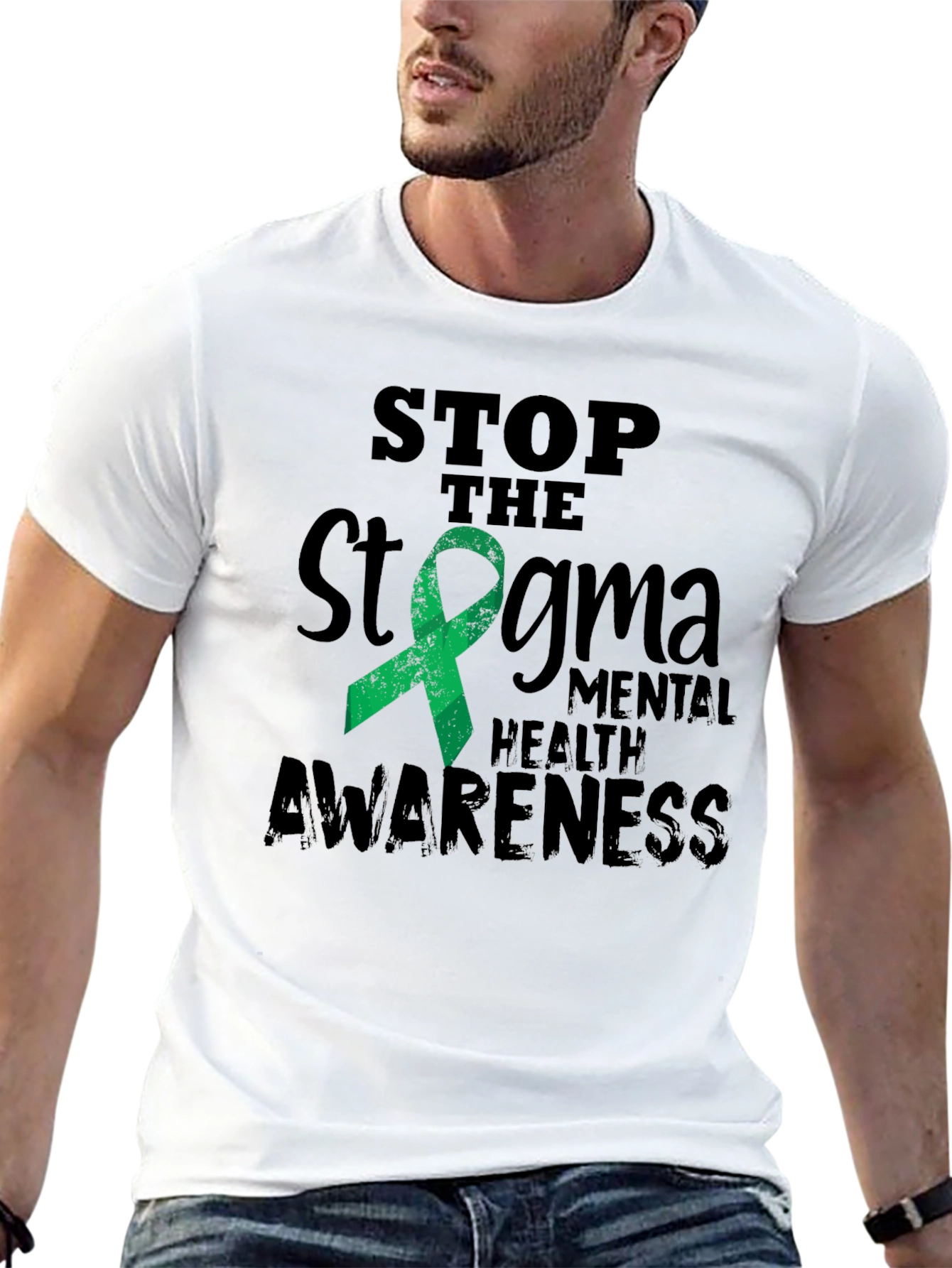 Stop the Stigma Mental Health Awareness T-Shirt