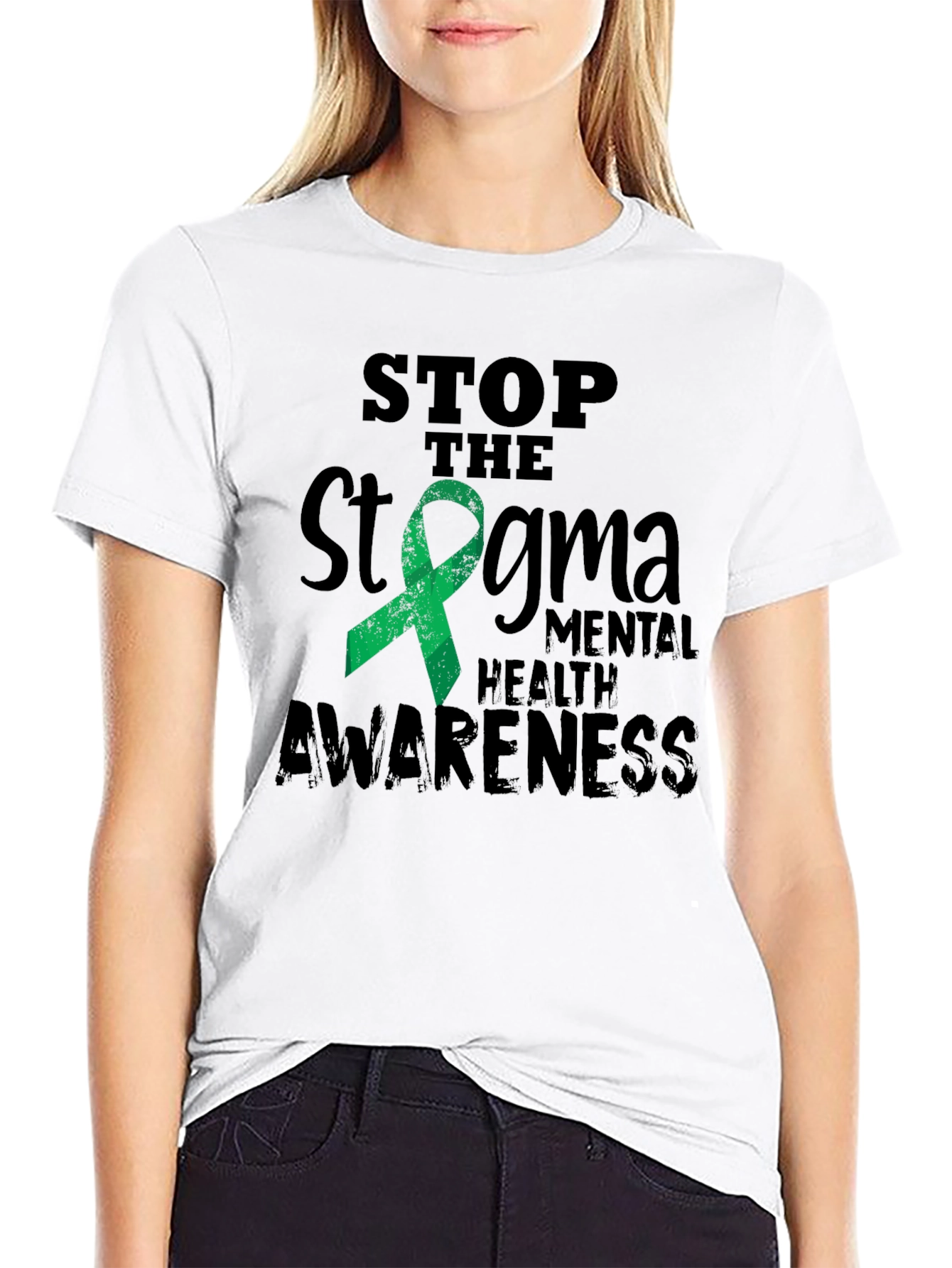 Stop the Stigma Mental Health Awareness T-Shirt