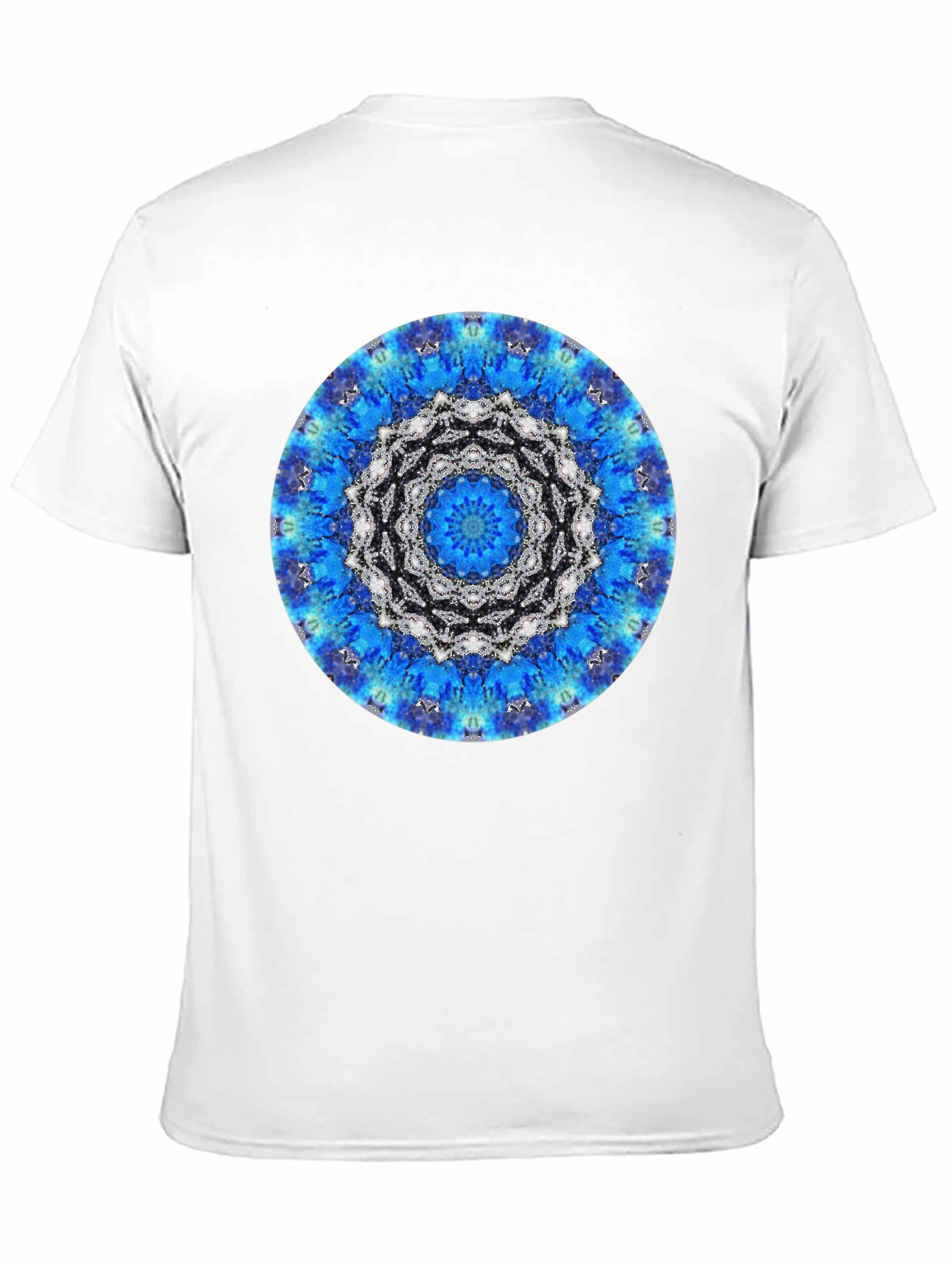 Blue Mandala Graphic Tee - Stylish Unisex T-Shirt