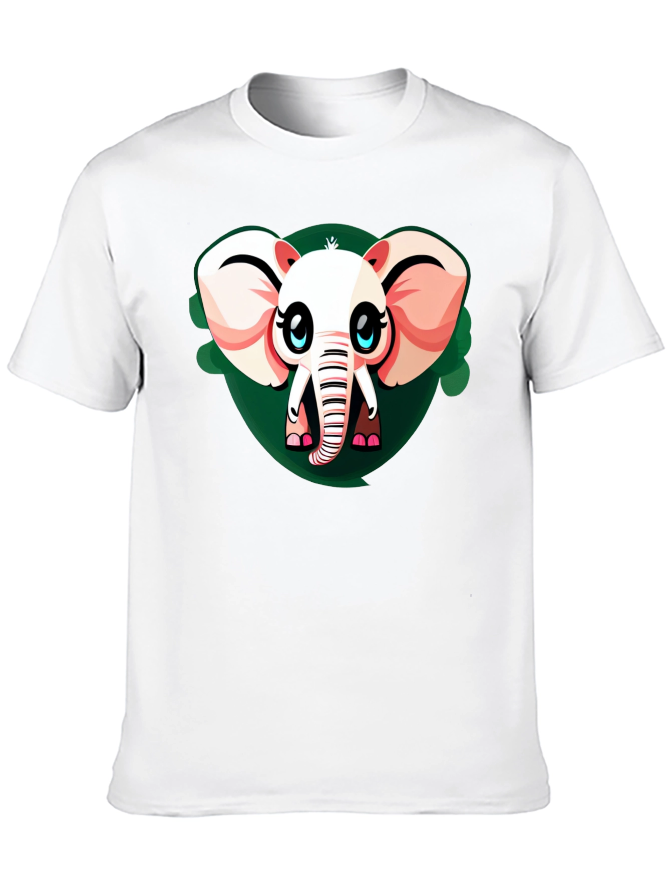 Cute Cartoon Elephant Graphic Tee