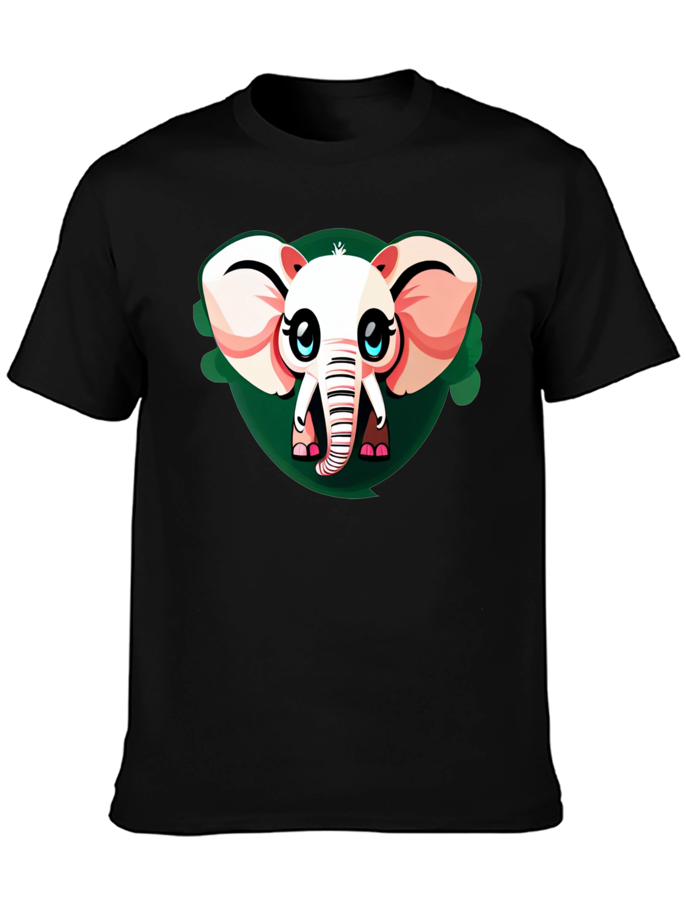 Cute Cartoon Elephant Graphic Tee