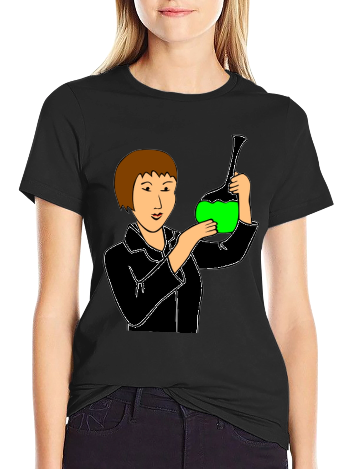 Scientist Graphic T-Shirt - Unisex Black Tee