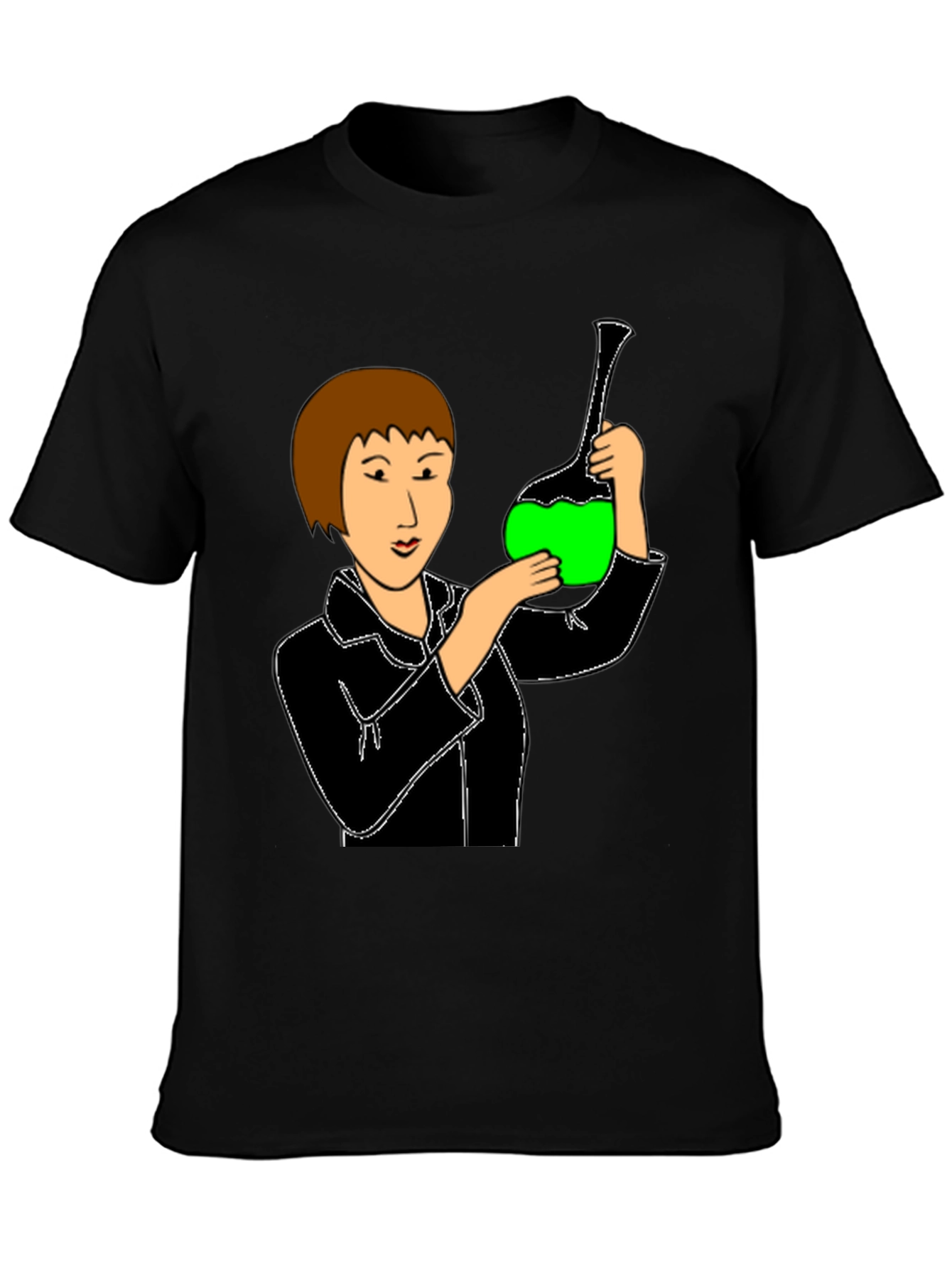 Scientist Graphic T-Shirt - Unisex Black Tee