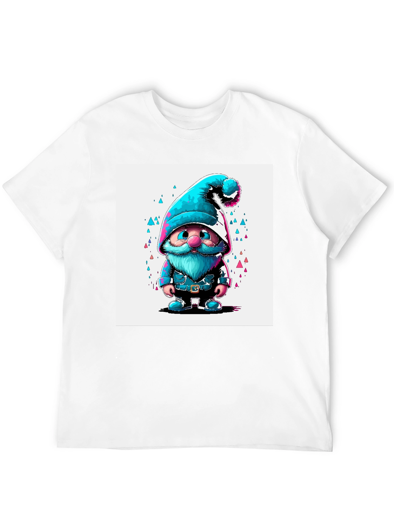 Gnome Graphic Tee - Stylish Black Cotton T-Shirt