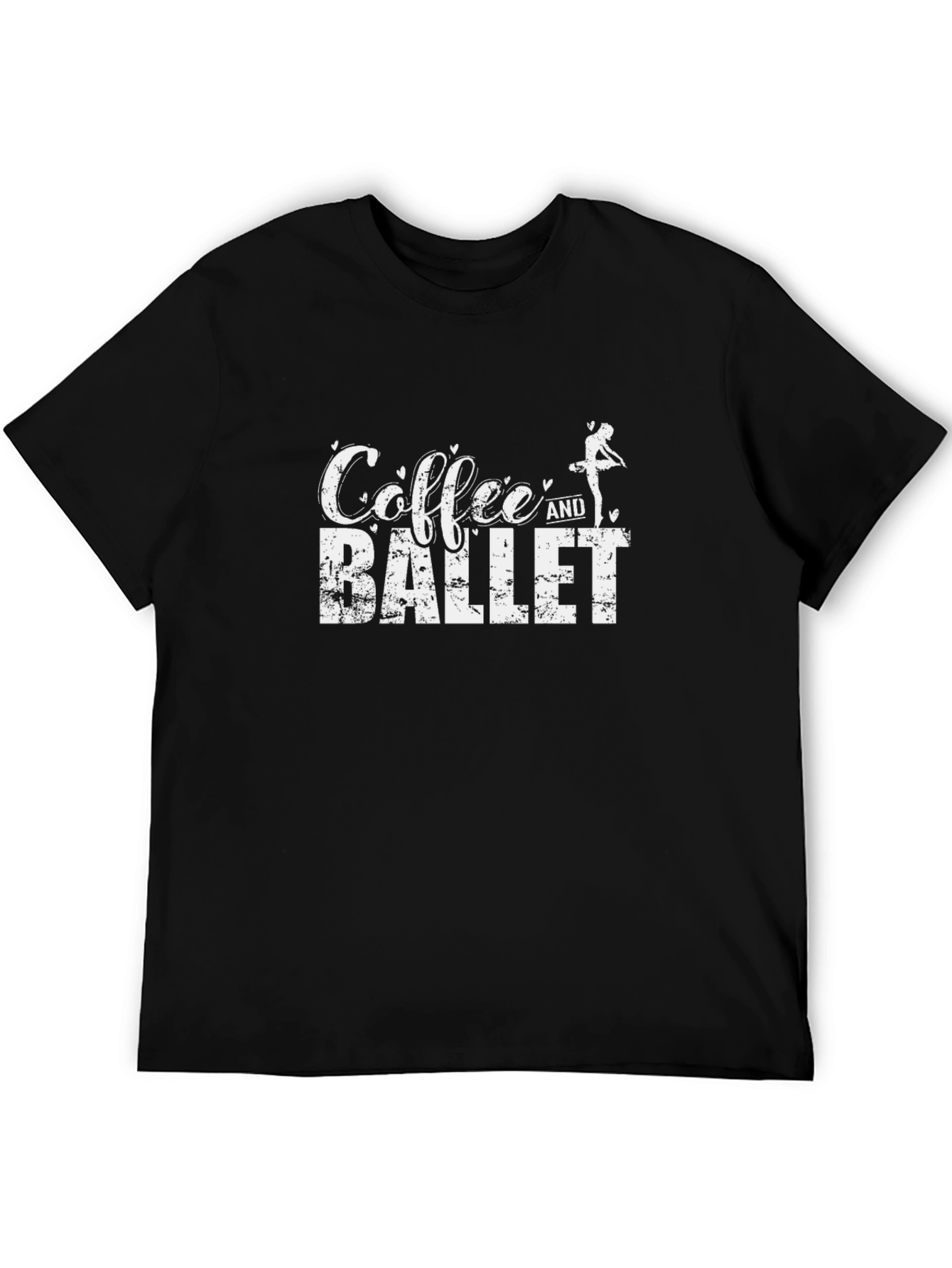 Coffee and Ballet Black T-Shirt