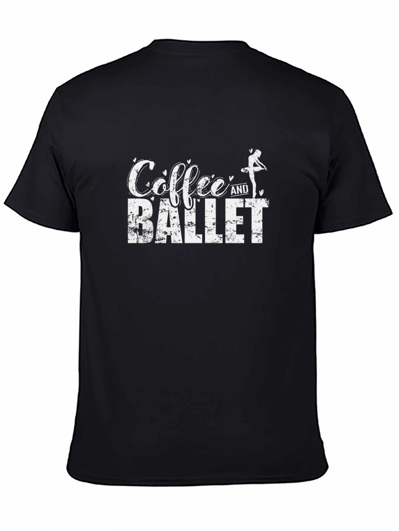 Coffee and Ballet Black T-Shirt
