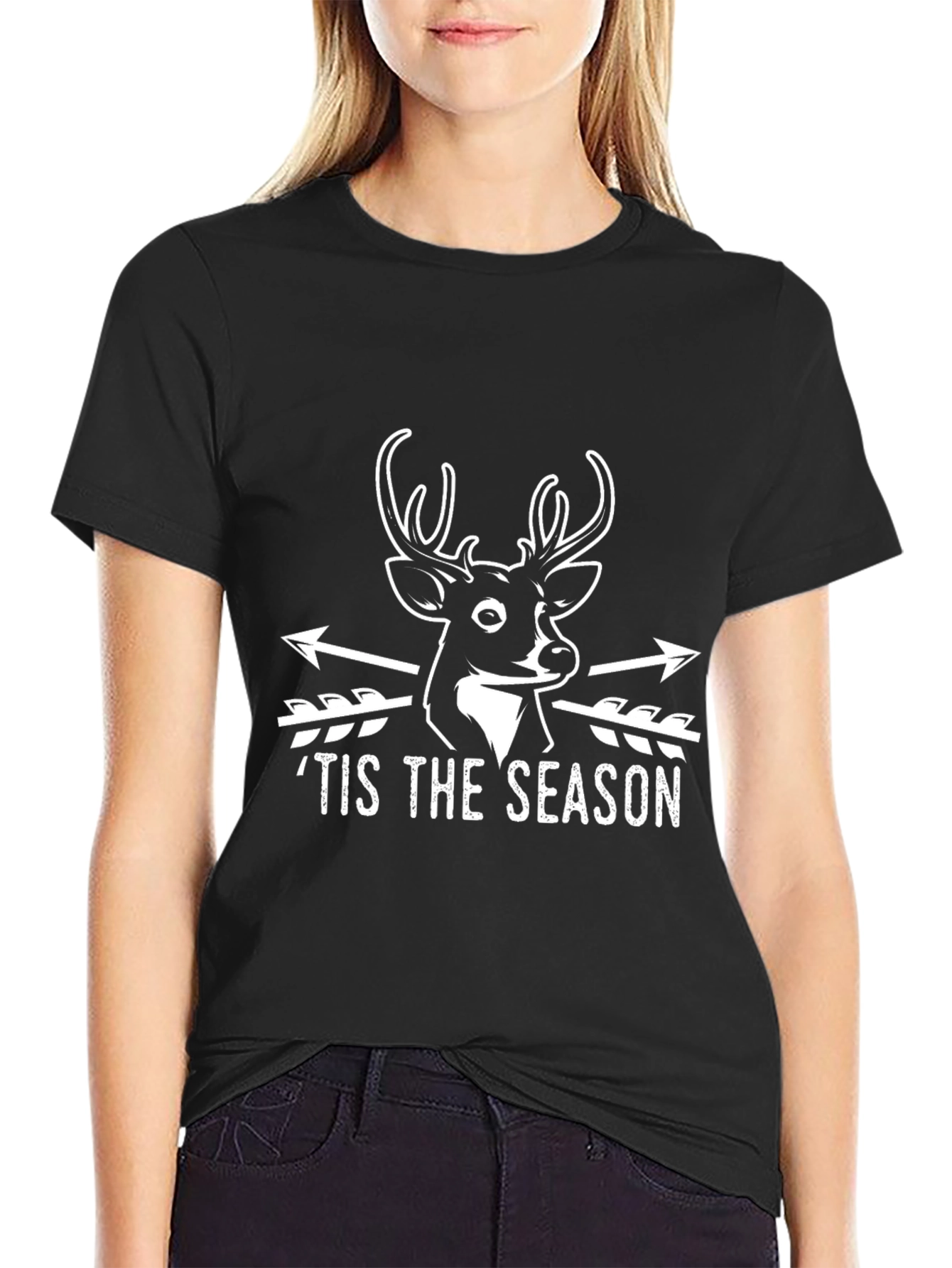 Tis the Season Deer Arrow T-Shirt