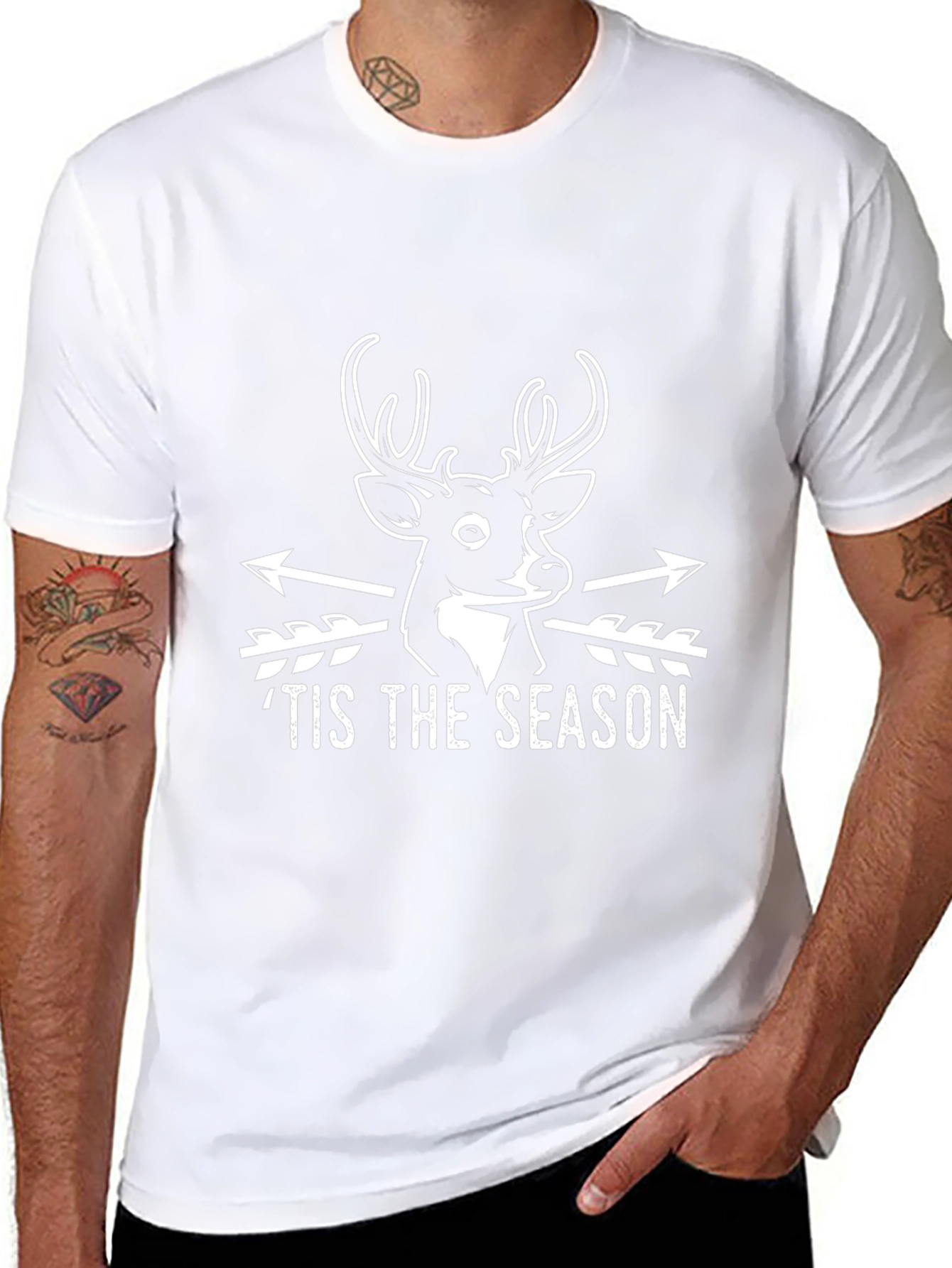 Tis the Season Deer Arrow T-Shirt