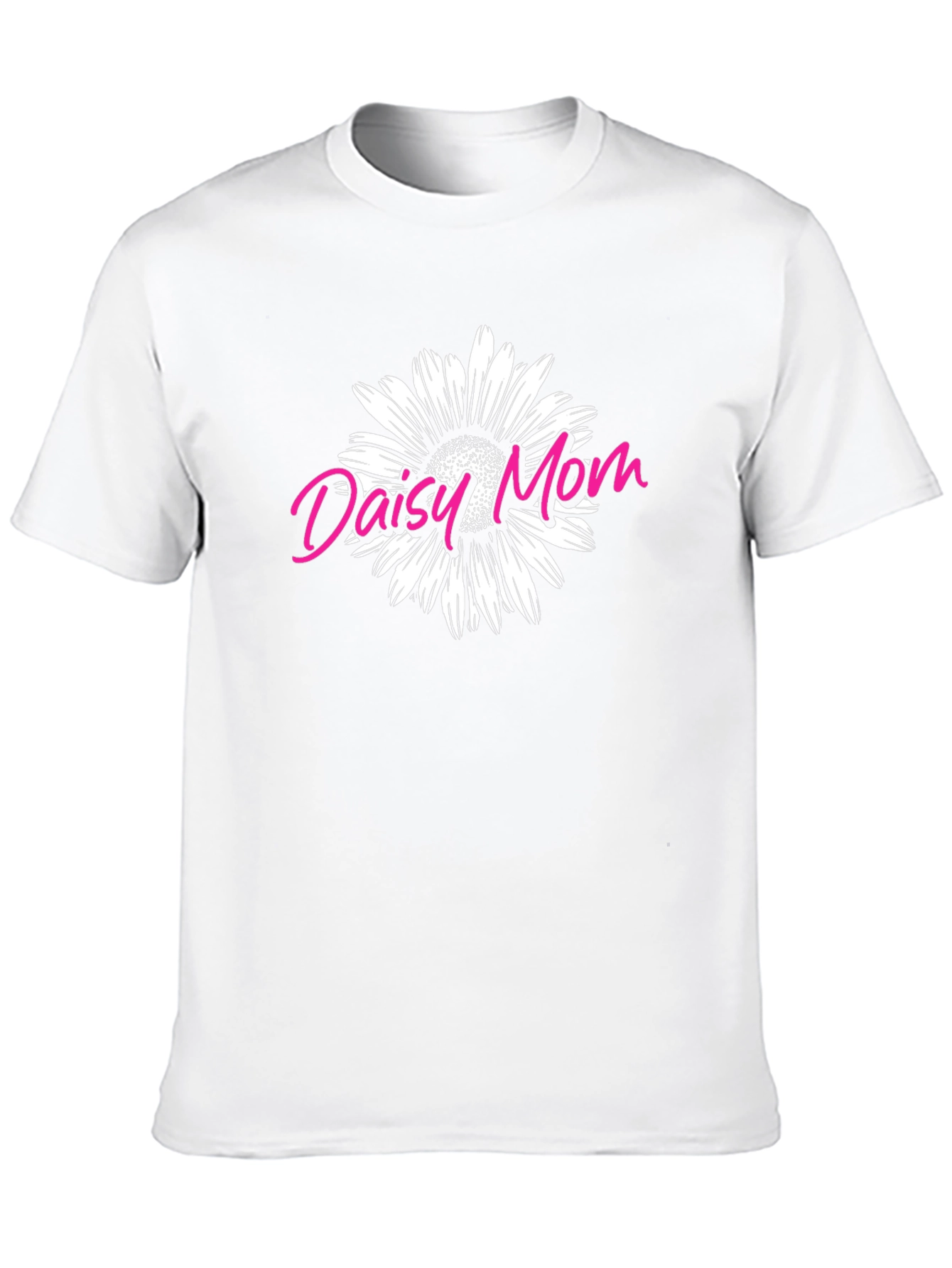 Daisy Mom Graphic Tee - Black Unisex Shirt