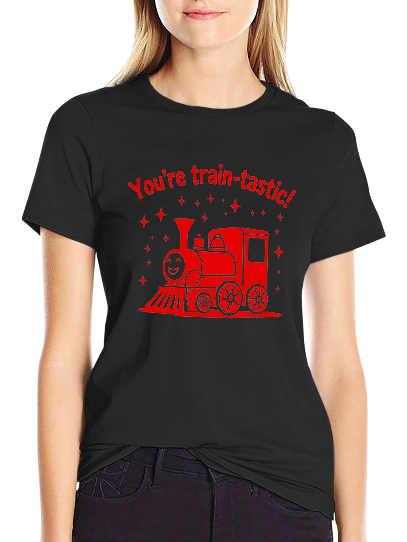 Train-tastic Black T-Shirt