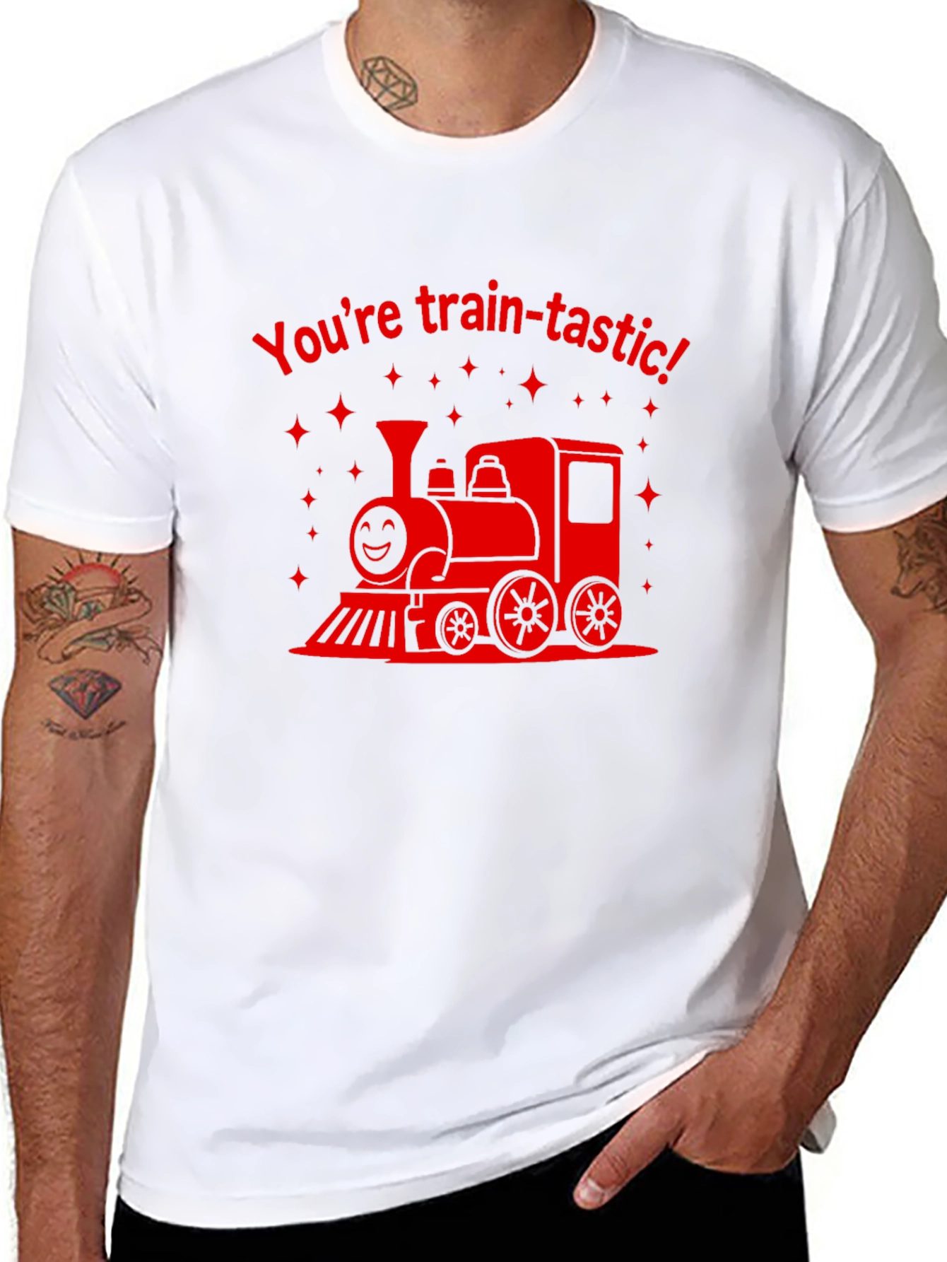 Train-tastic Black T-Shirt