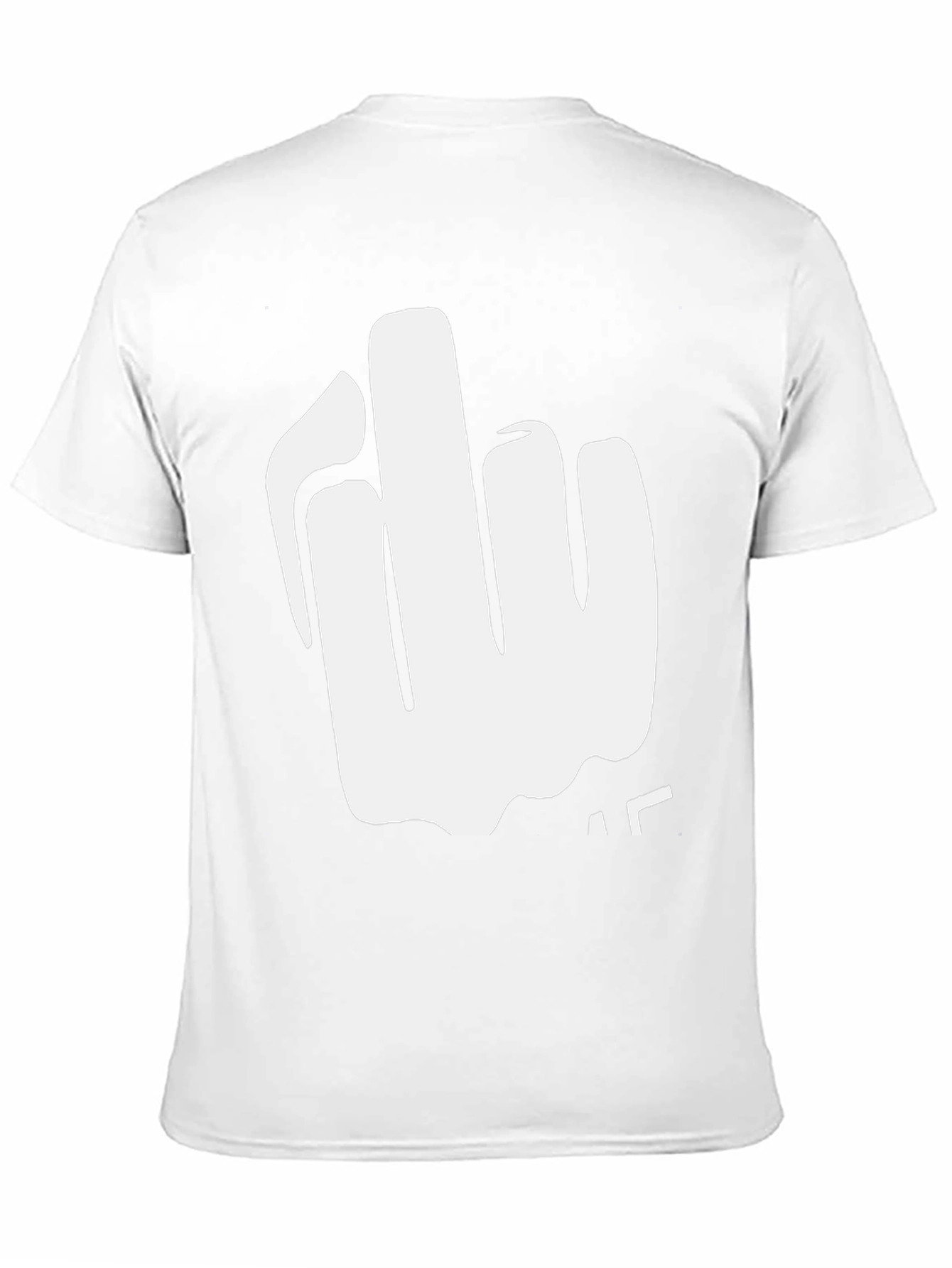 Bold Graphic Tee: Middle Finger Statement Shirt
