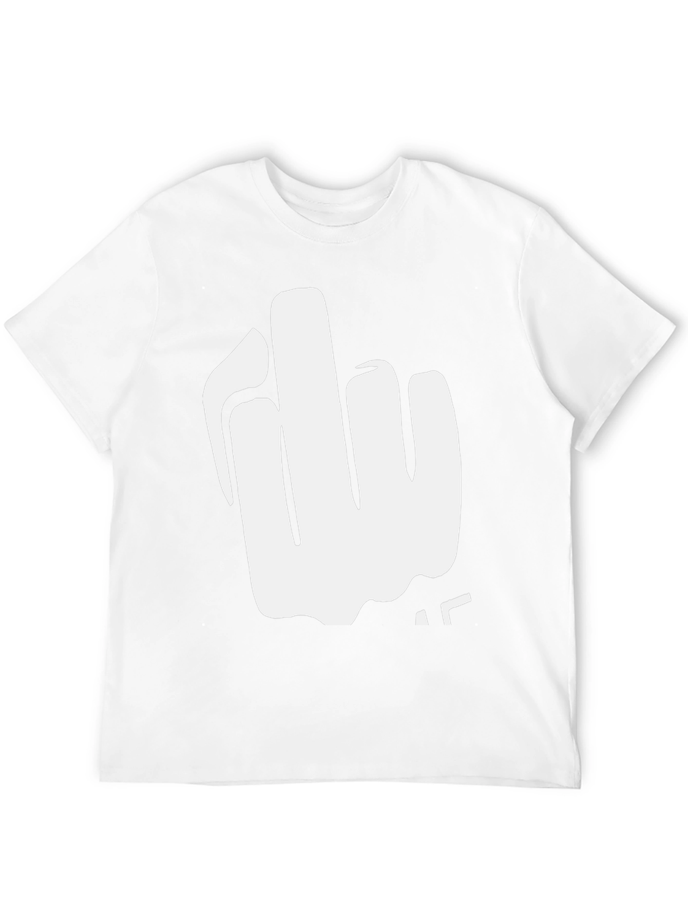 Bold Graphic Tee: Middle Finger Statement Shirt
