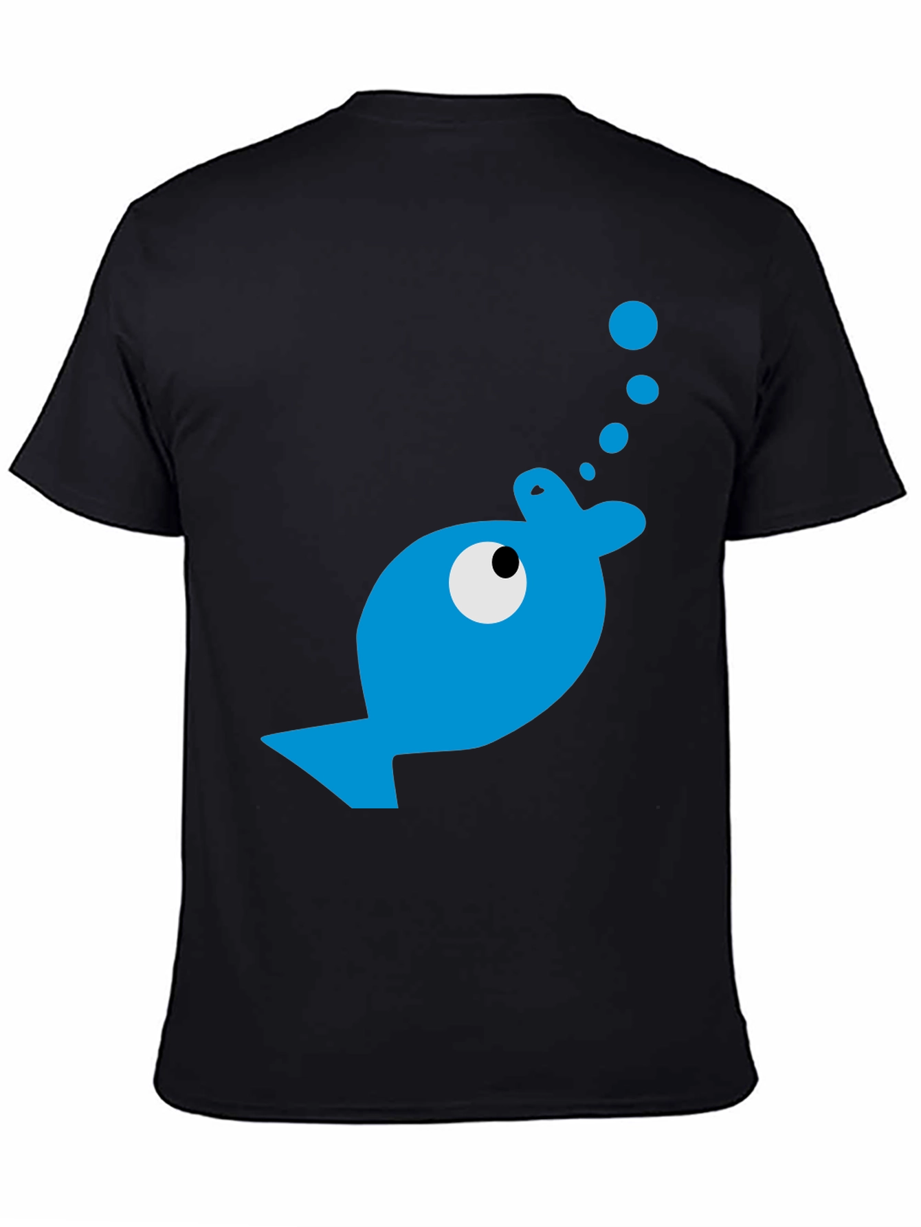 Blue Fish Graphic T-Shirt - Casual Comfort